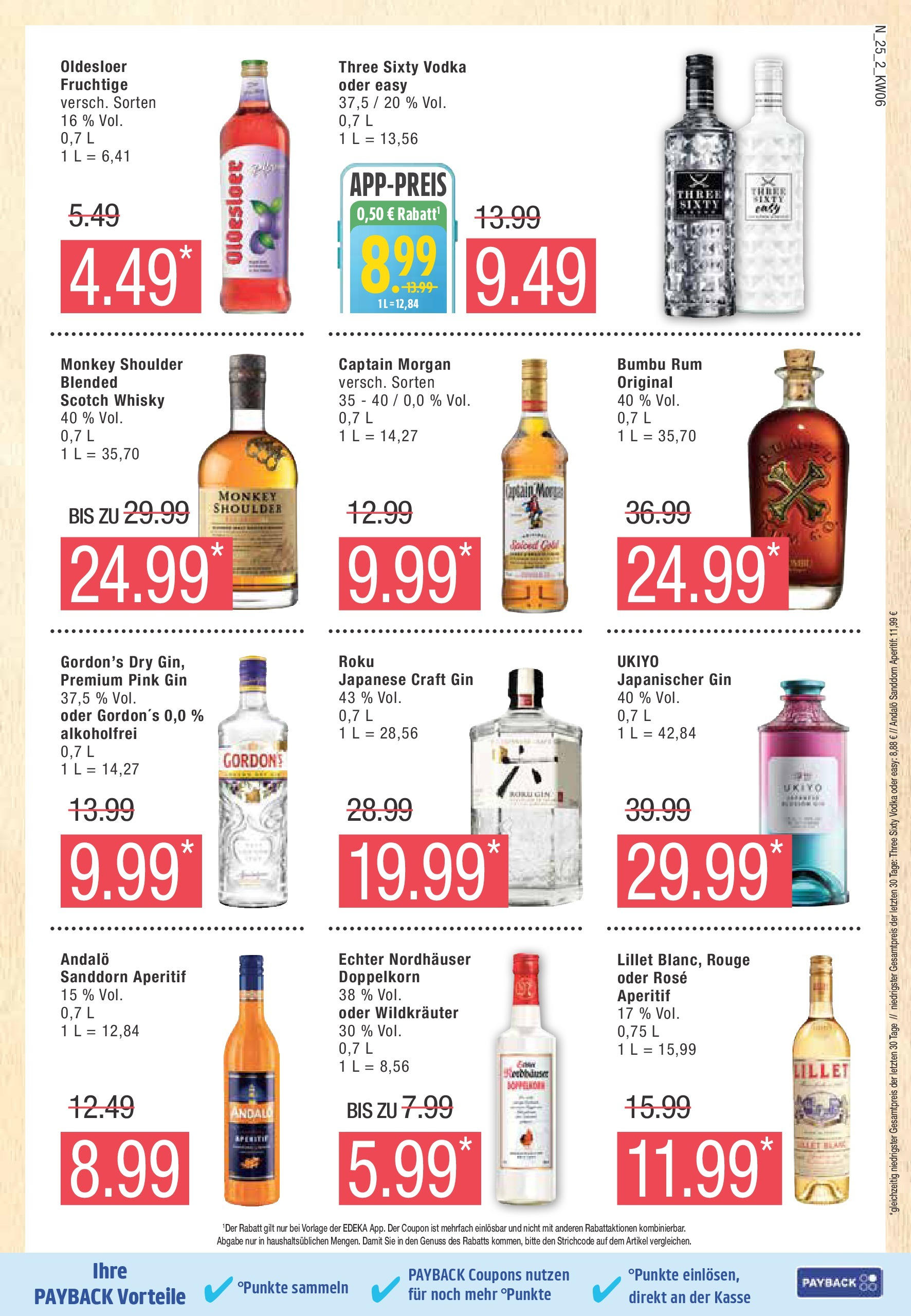 Marktkauf - Marktkauf: Wochenangebote (ab 02.02.2025) » Angebote online | Seite: 25 | Produkte: Rum, Oldesloer, Lillet, Captain morgan