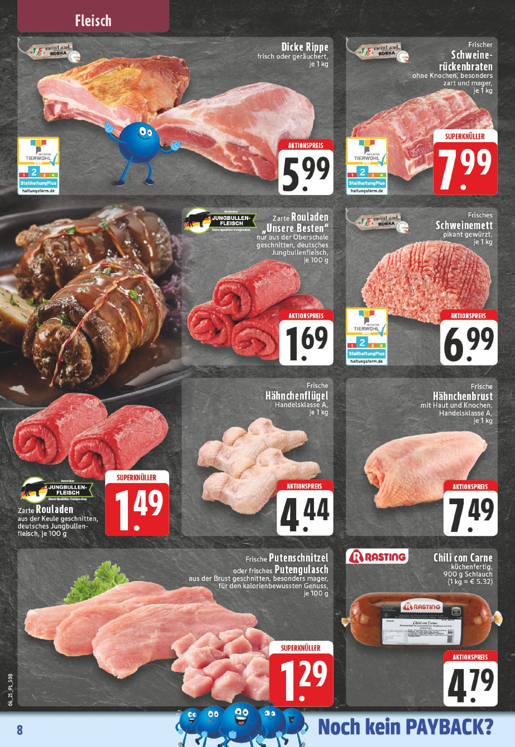 Edeka - EDEKA: Wochenangebote (ab 02.02.2025) » Angebote Online | Seite: 8 | Produkte: Putenschnitzel, Chili, Fleisch, Hahnchenbrust