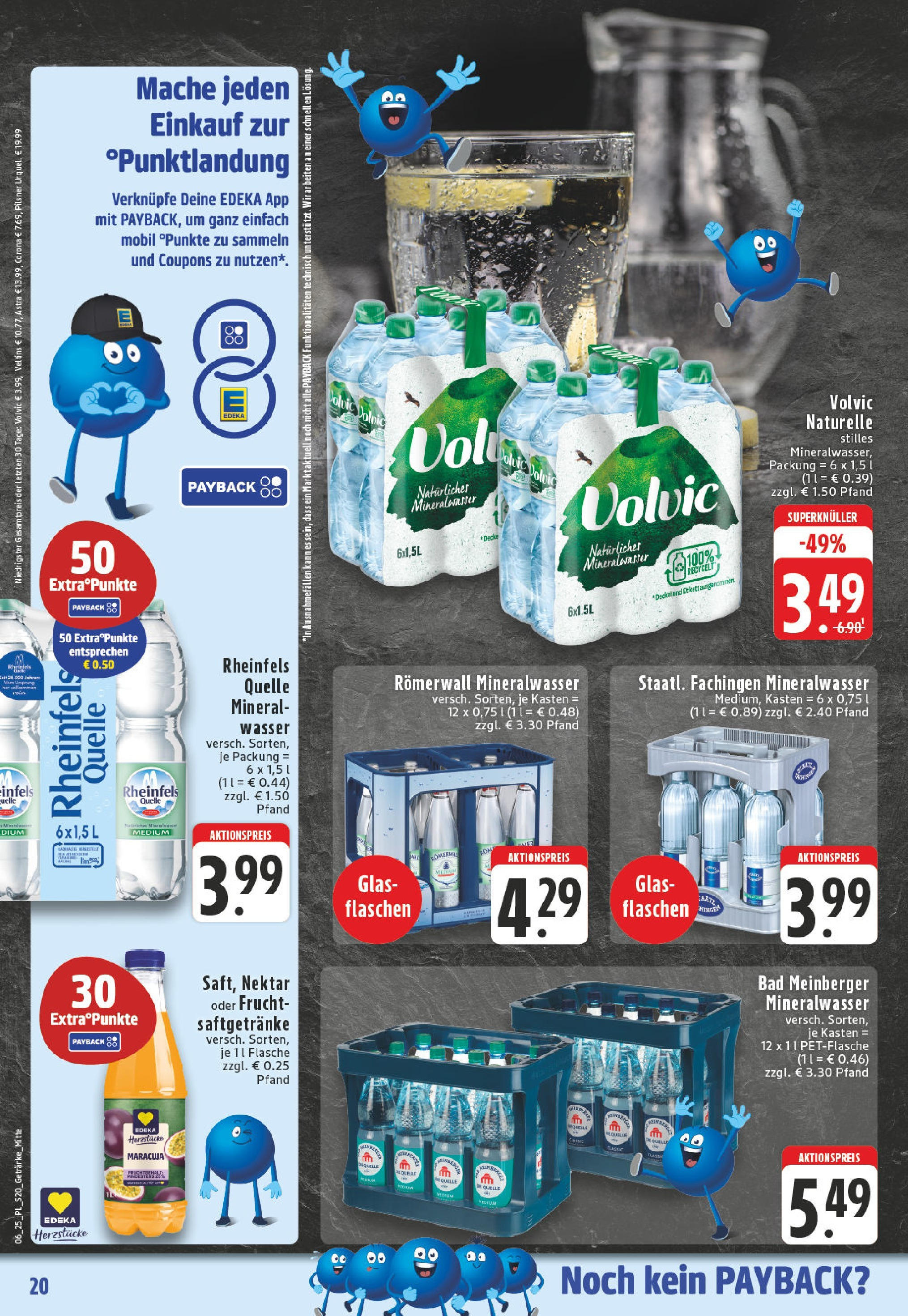 Edeka - EDEKA: Wochenangebote (ab 02.02.2025) » Angebote Online | Seite: 20 | Produkte: Astra, Mineralwasser, Volvic, Veltins