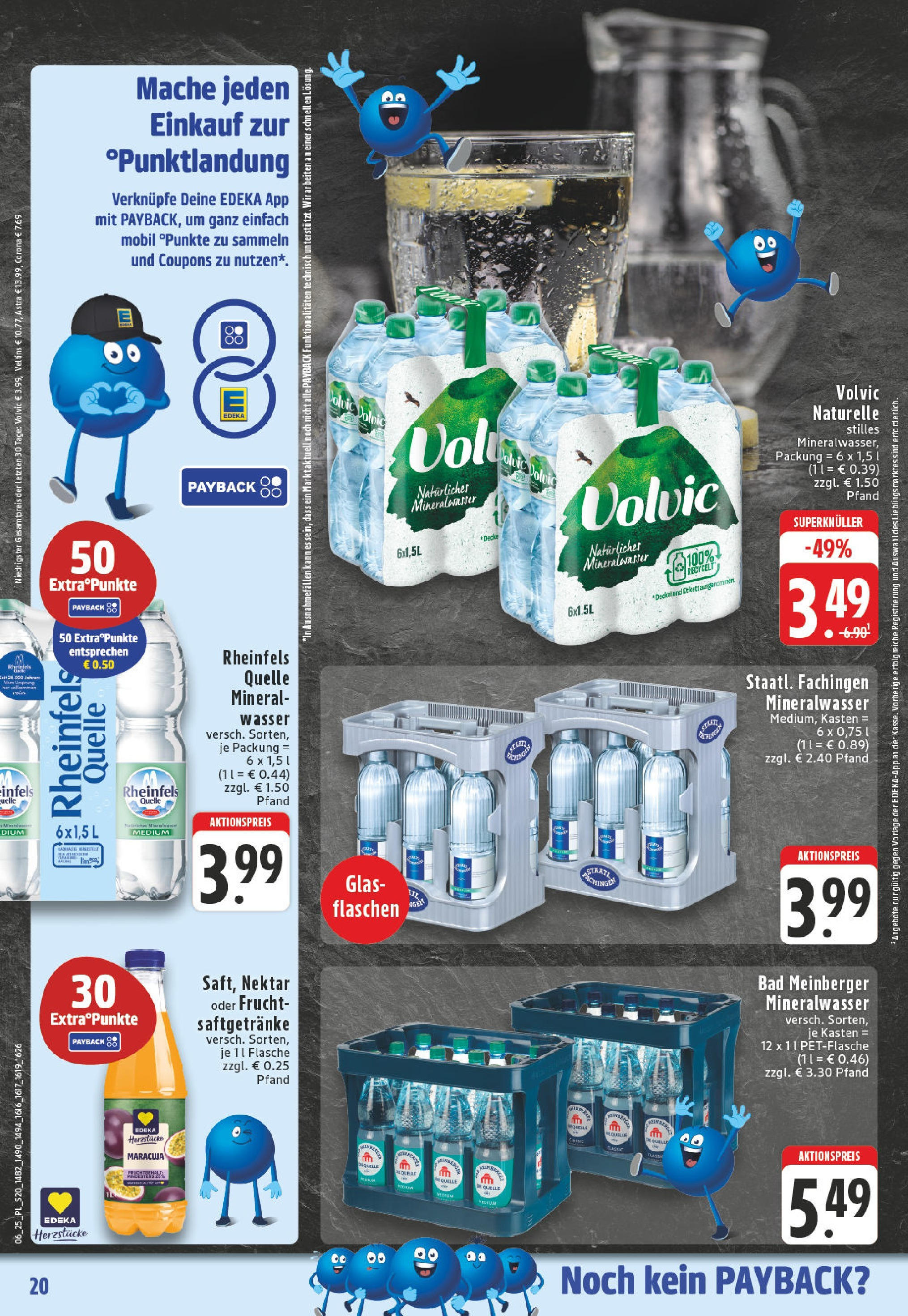 Edeka - Gütersloh, Kahlertstraße 1 (ab 03.02.2025) » Angebote Online | Seite: 20 | Produkte: Decke, Astra, Mineralwasser, Volvic