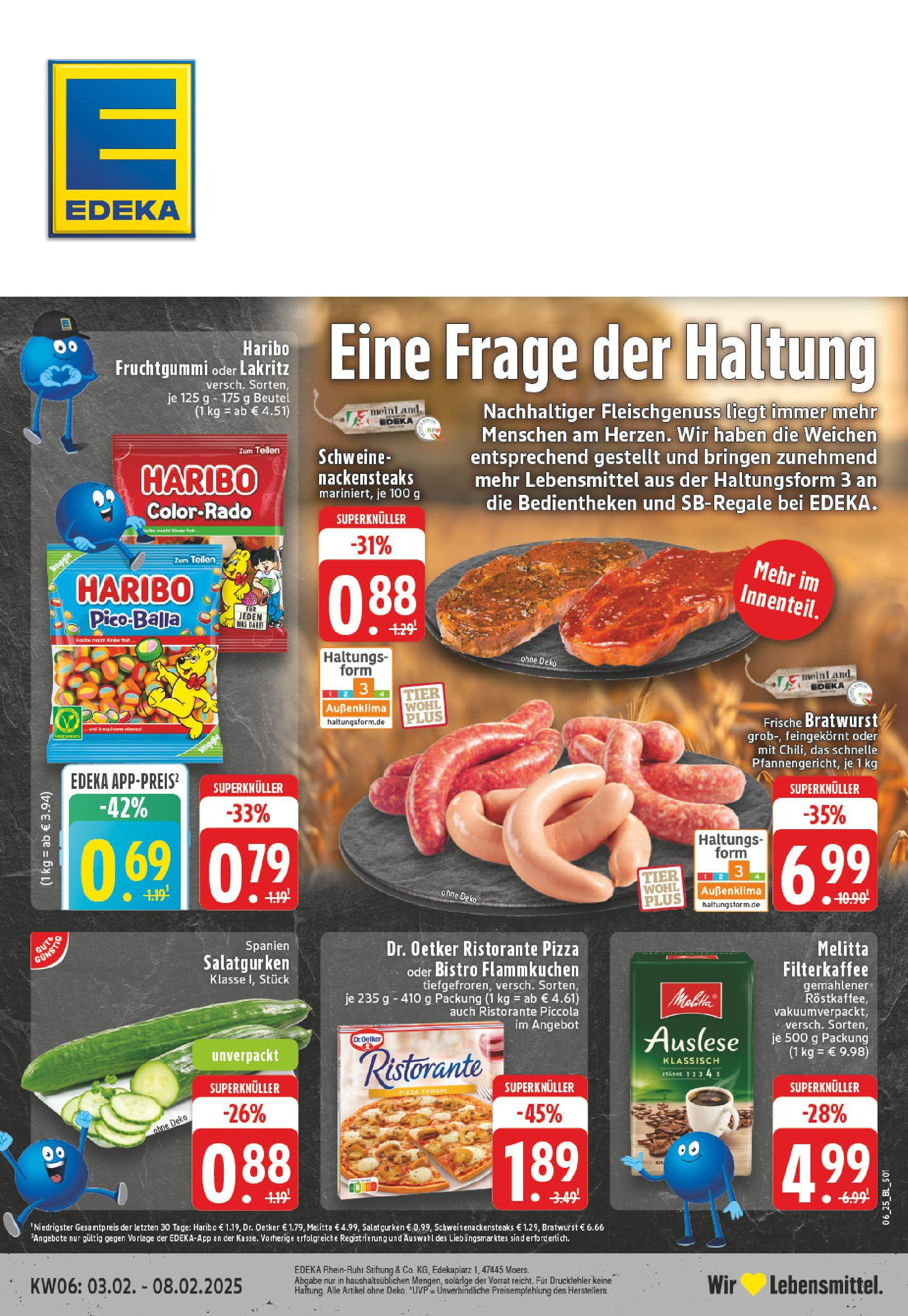 EDEKA Prospekt ab 03.02.2025 - Viersen - Dülken, Westgraben 5-7 Online