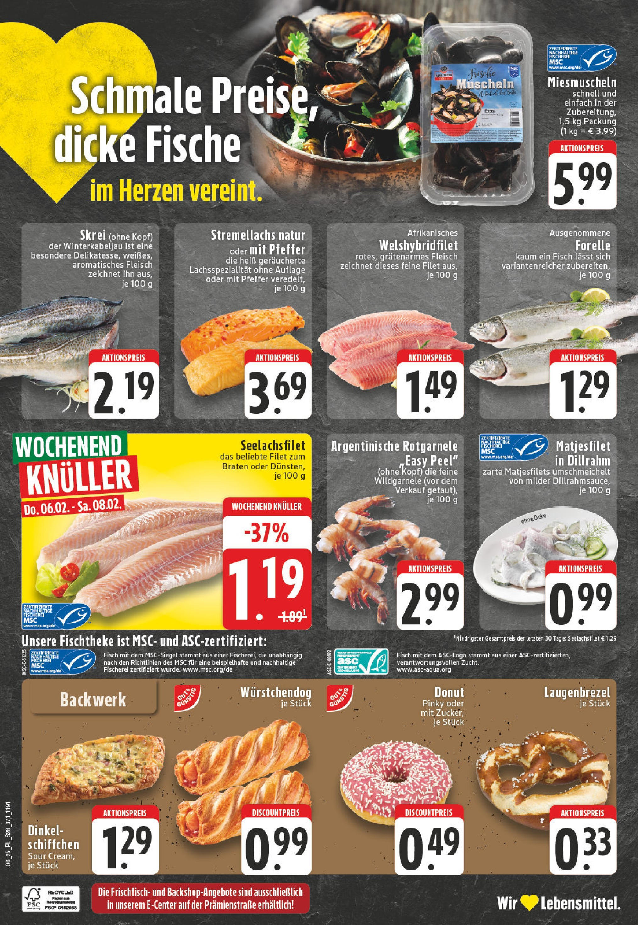 Edeka - EDEKA: Wochenangebote (ab 02.02.2025) » Angebote Online | Seite: 28 | Produkte: Fisch, Pfeffer, Fleisch