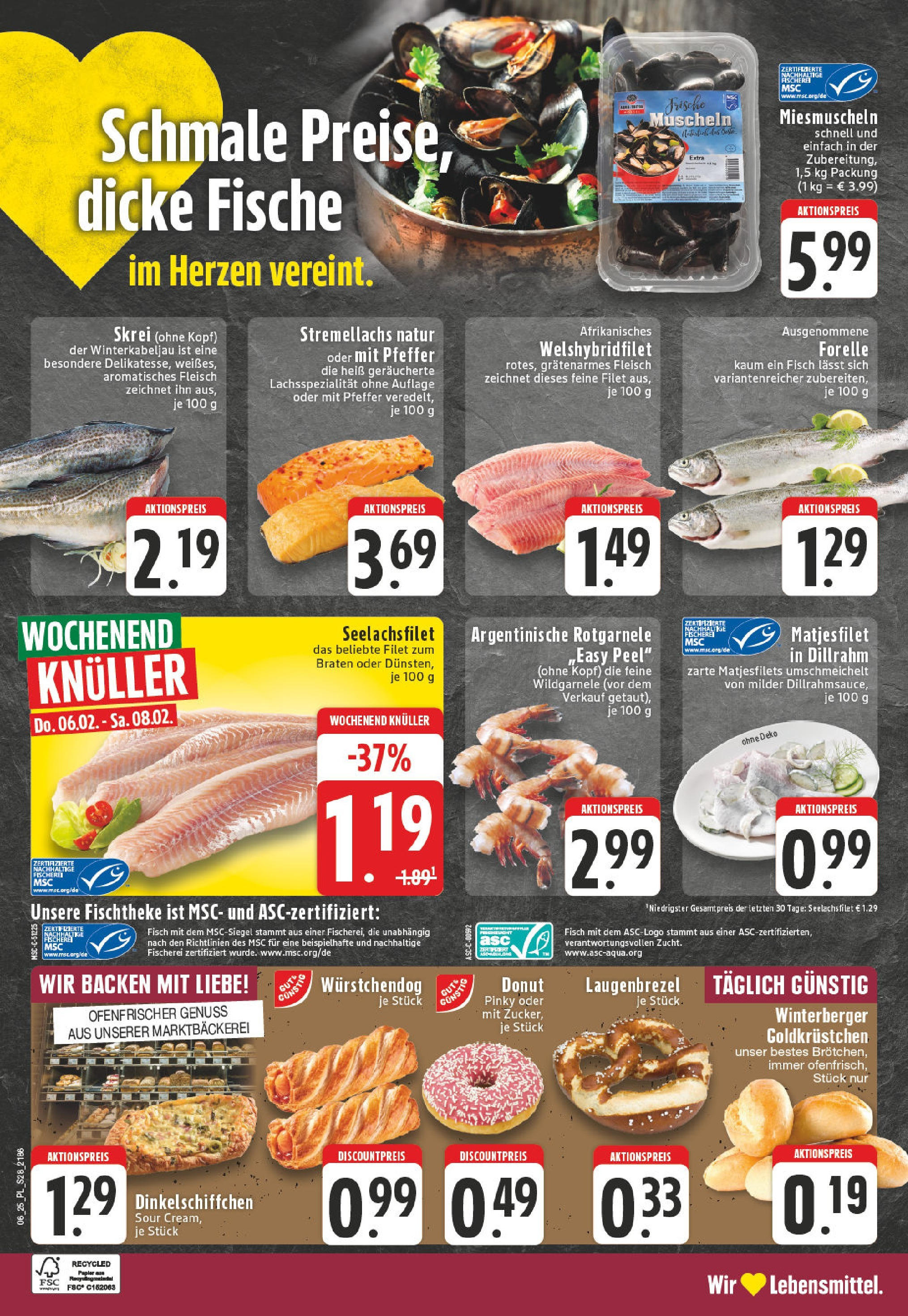 E center Prospekt Winterberg, Neue Mitte 4 (ab 03.02.2025) » Angebote Online | Seite: 28 | Produkte: Fisch, Pfeffer, Fleisch