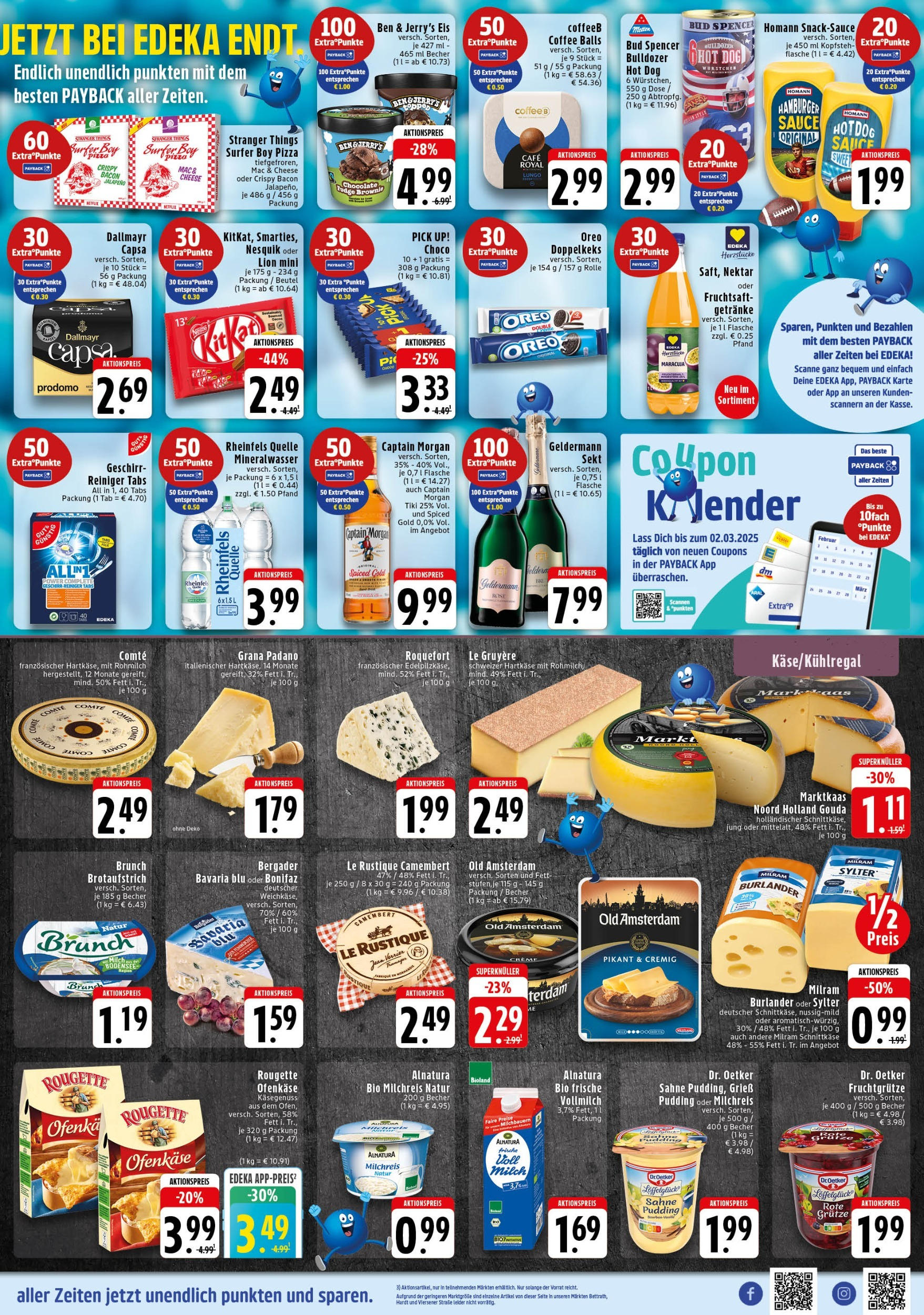 Edeka - Wegberg, Am Bahnhof 1 (ab 03.02.2025) » Angebote Online | Seite: 5 | Produkte: Sekt, Captain morgan, Pizza, Eis