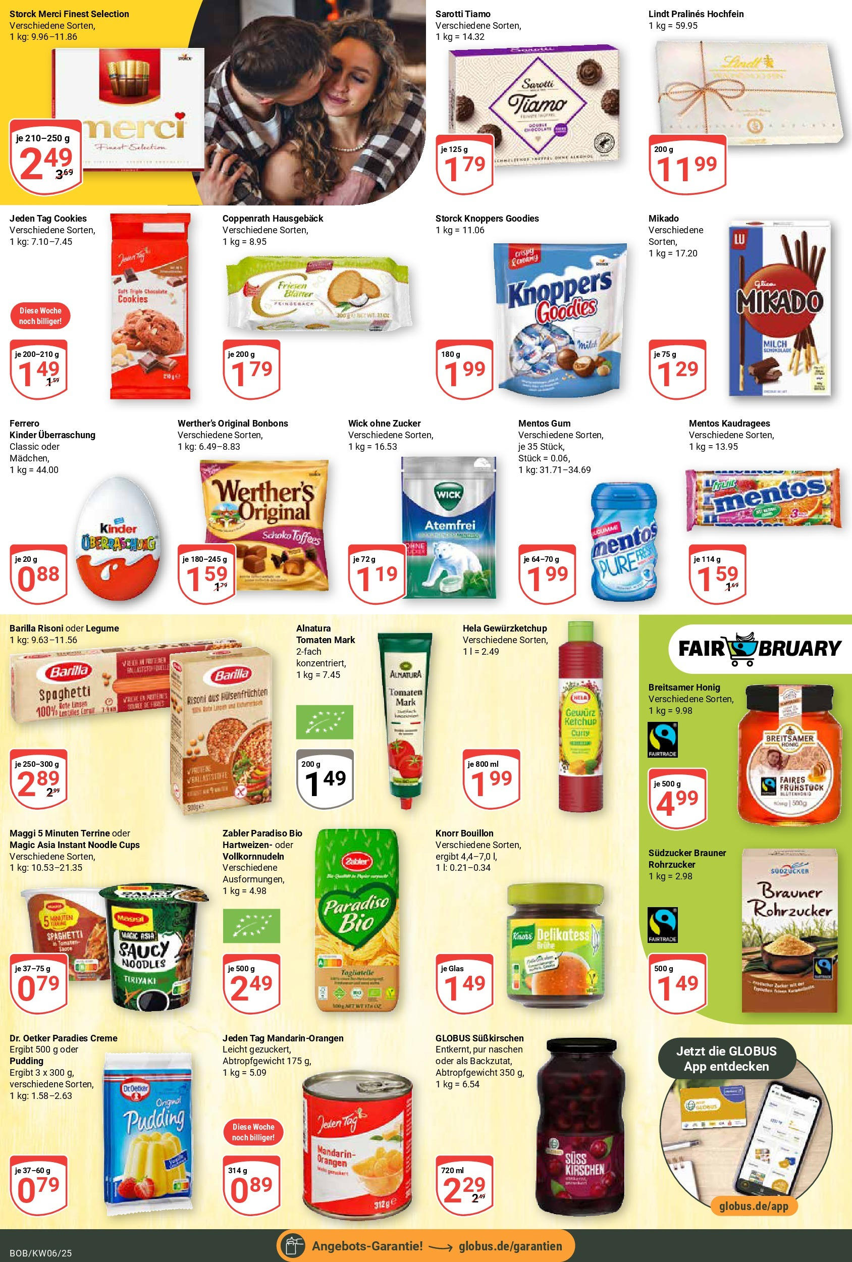 Globus - Bobenheim, Südring 2 (ab 03.02.2025) » Angebote online | Seite: 15 | Produkte: Maggi, Tomaten, Knoppers, Lindt