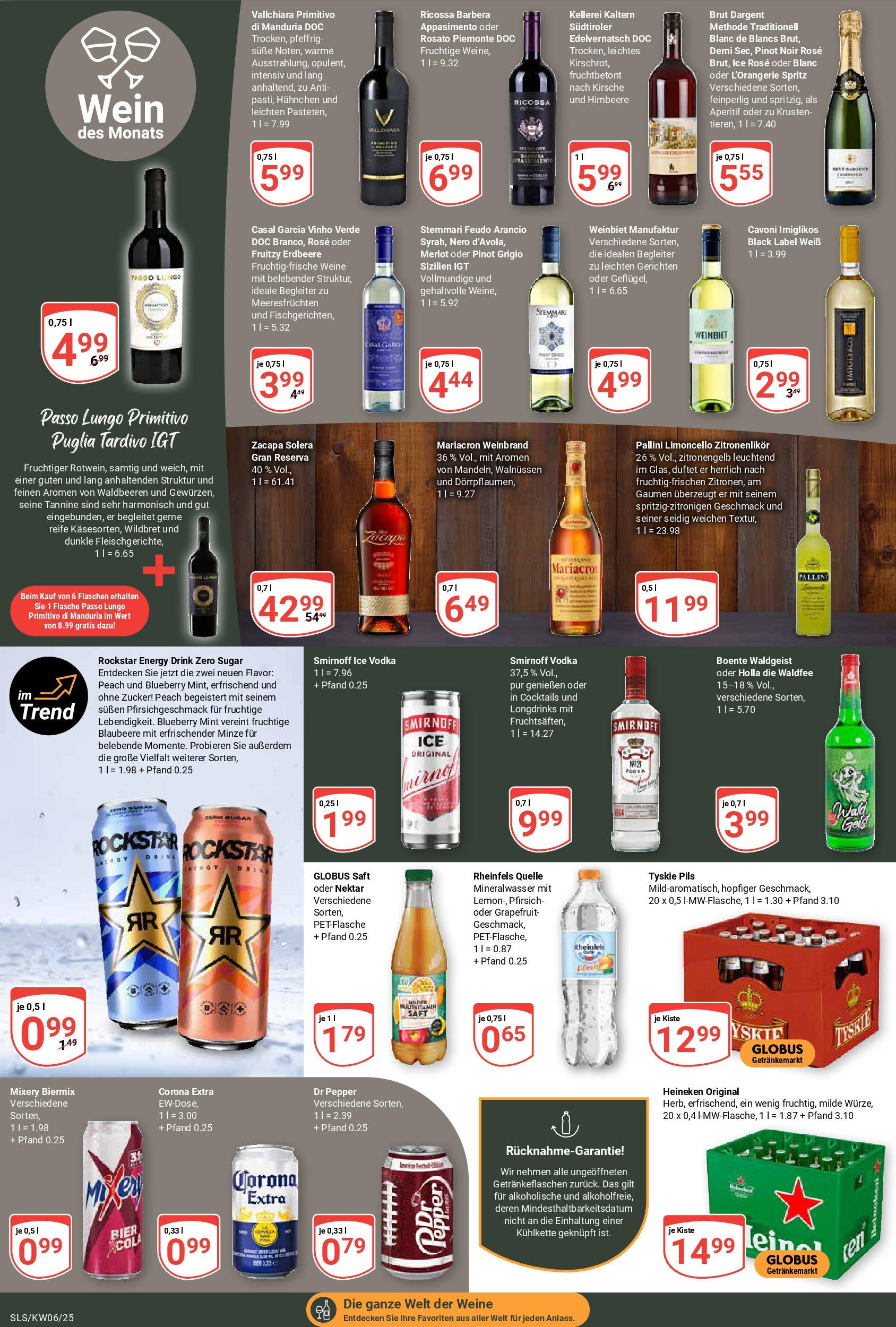 Globus - Saarlouis, Dieselstraße  (ab 03.02.2025) » Angebote online | Seite: 14 | Produkte: Bier, Himbeere, Mixery, Vodka