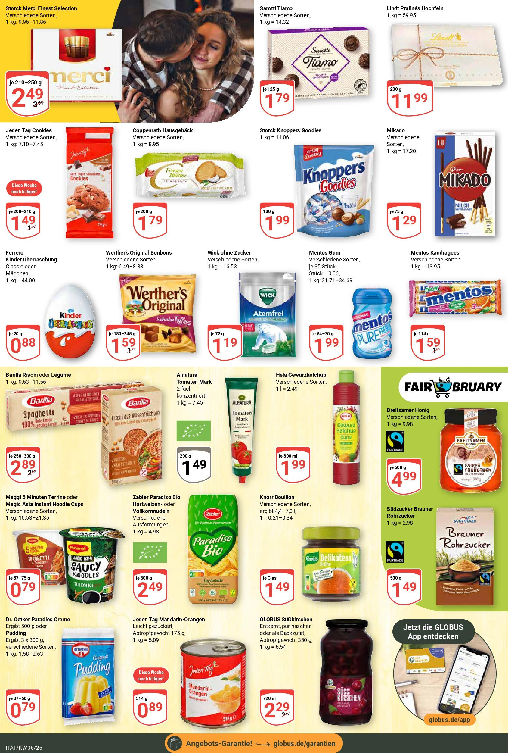 Globus - Hattersheim, Heddingheimer Straße 2-4 (ab 03.02.2025) » Angebote online | Seite: 15 | Produkte: Pudding, Creme, Lindt, Maggi 5 minuten terrine