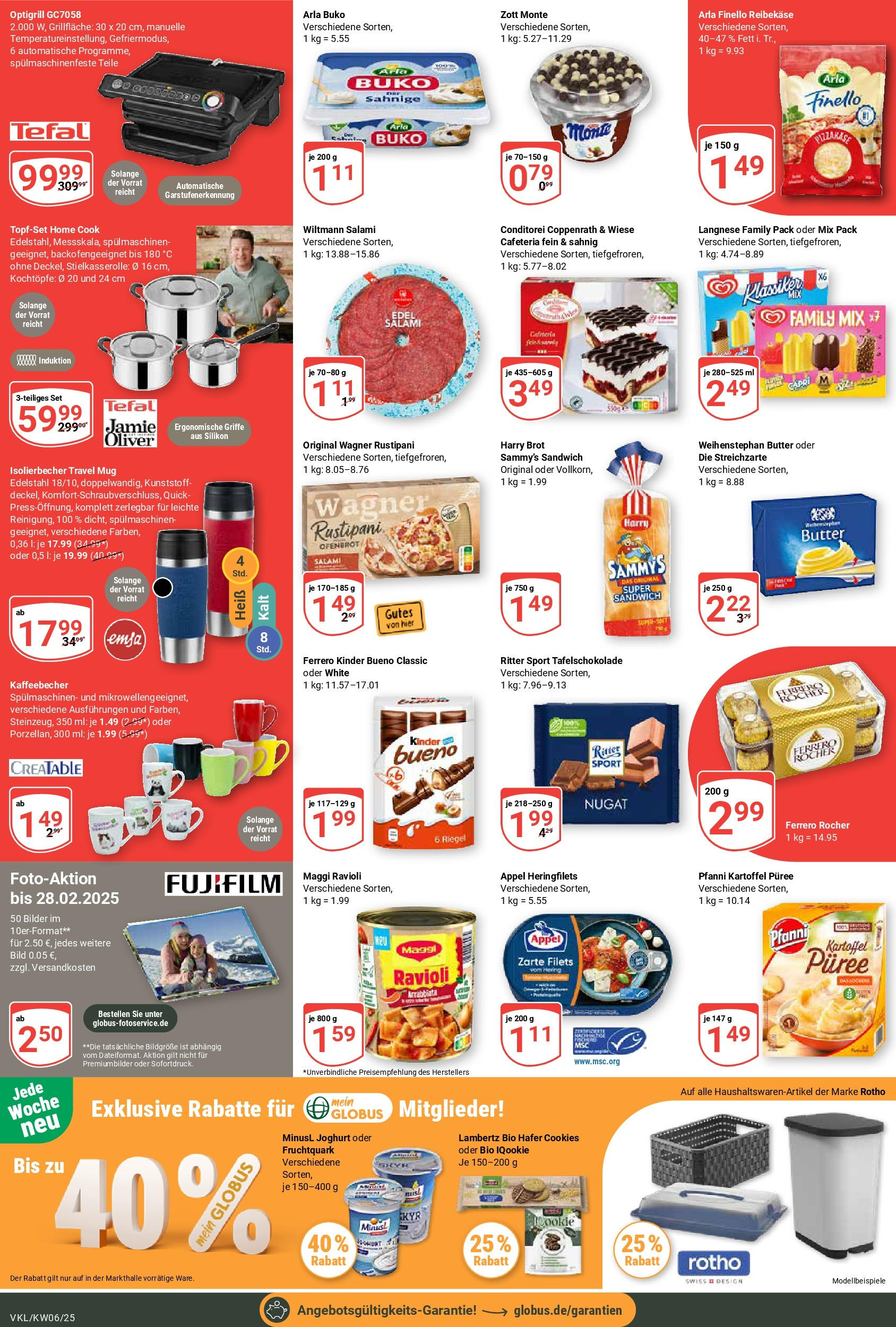 Globus - Völklingen, Rathausstraße 53 (ab 03.02.2025) » Angebote online | Seite: 4 | Produkte: Langnese, Maggi, Ritter sport, Weihenstephan butter