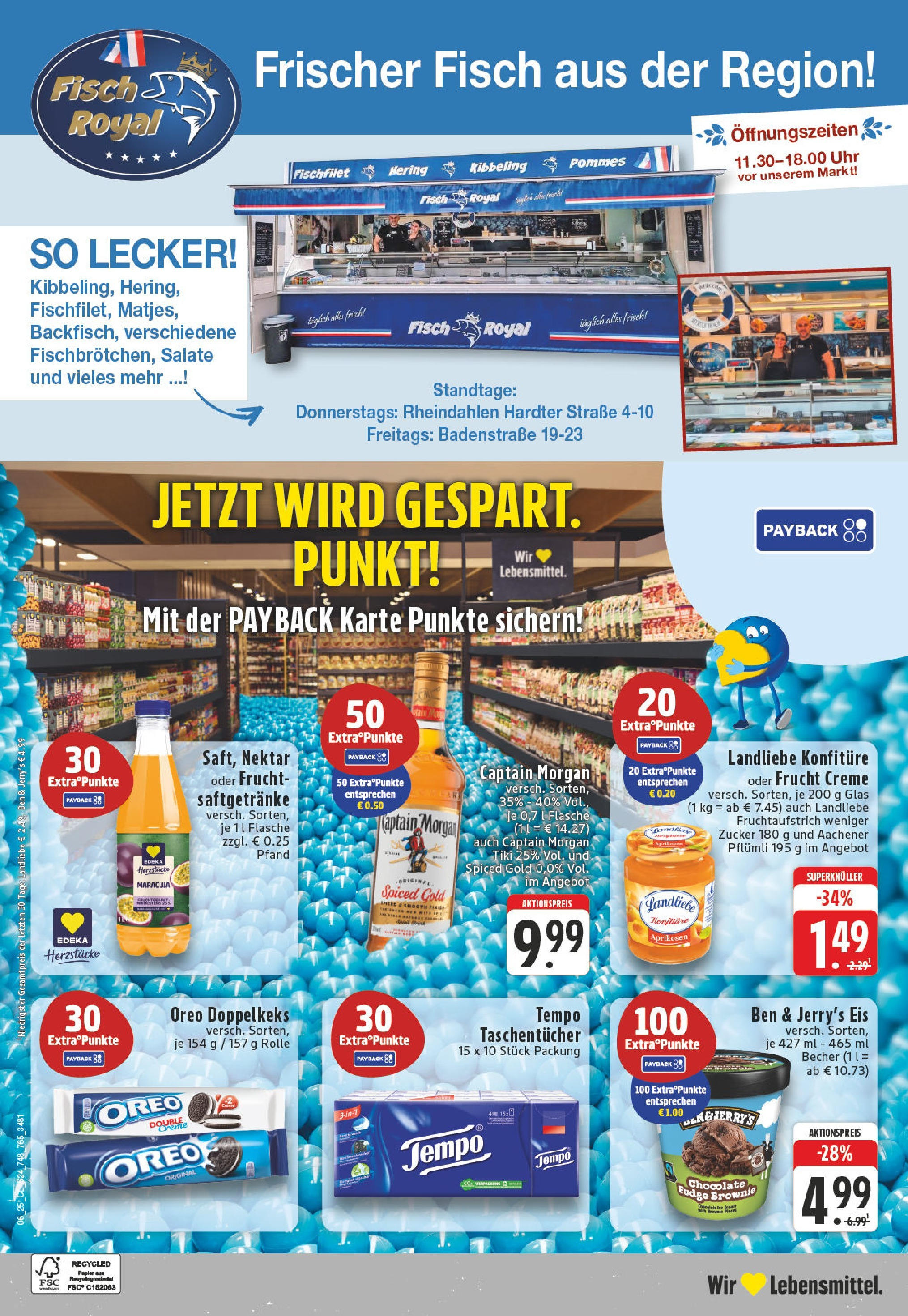 Edeka - Mönchengladbach, Badenstraße 1 (ab 03.02.2025) » Angebote Online | Seite: 24 | Produkte: Pommes, Creme, Tempo, Eis