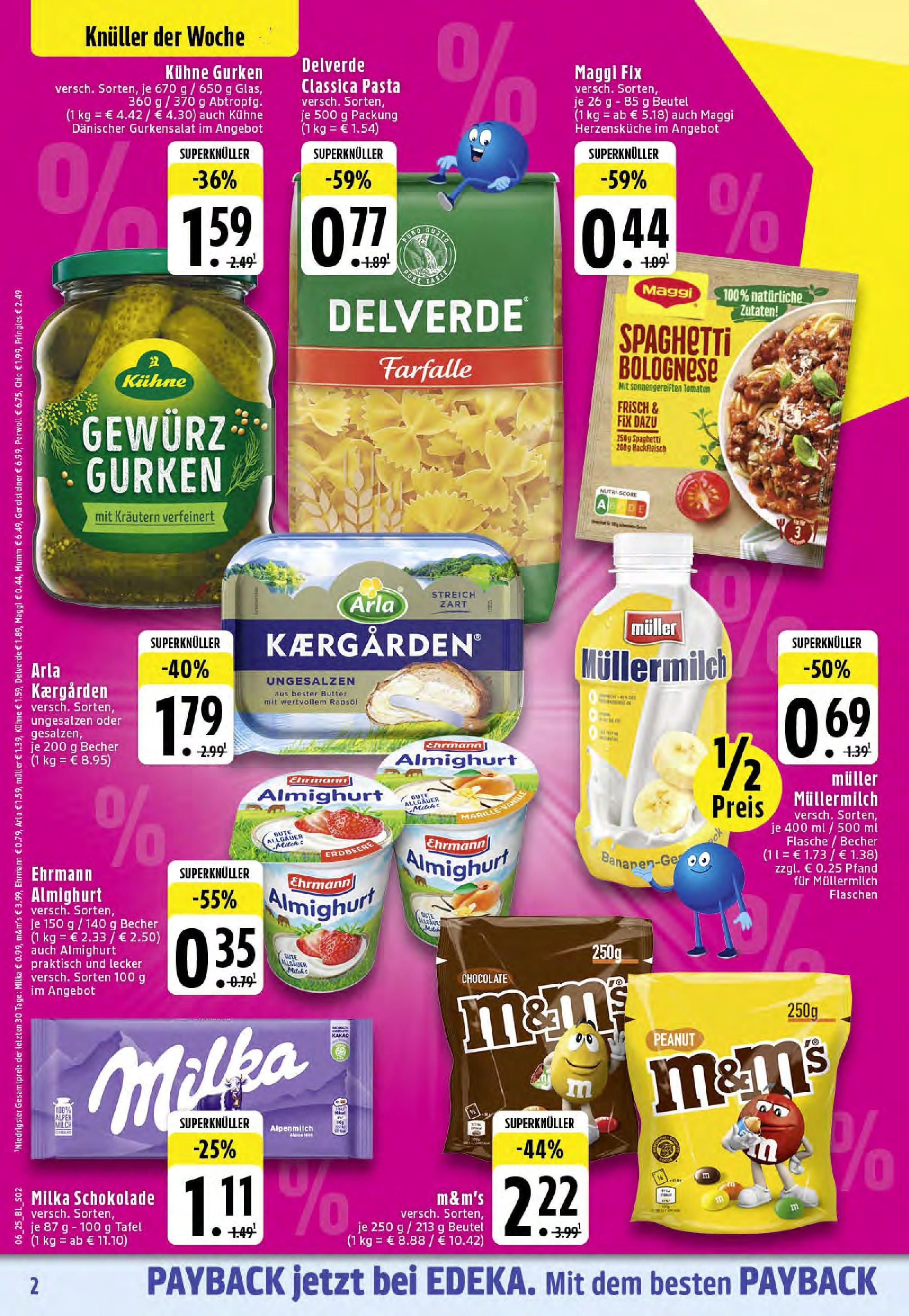 Edeka - Westerkappeln, Heerstraße 5 (ab 03.02.2025) » Angebote Online | Seite: 2 | Produkte: Milka schokolade, Perwoll, Tomaten, Hackfleisch