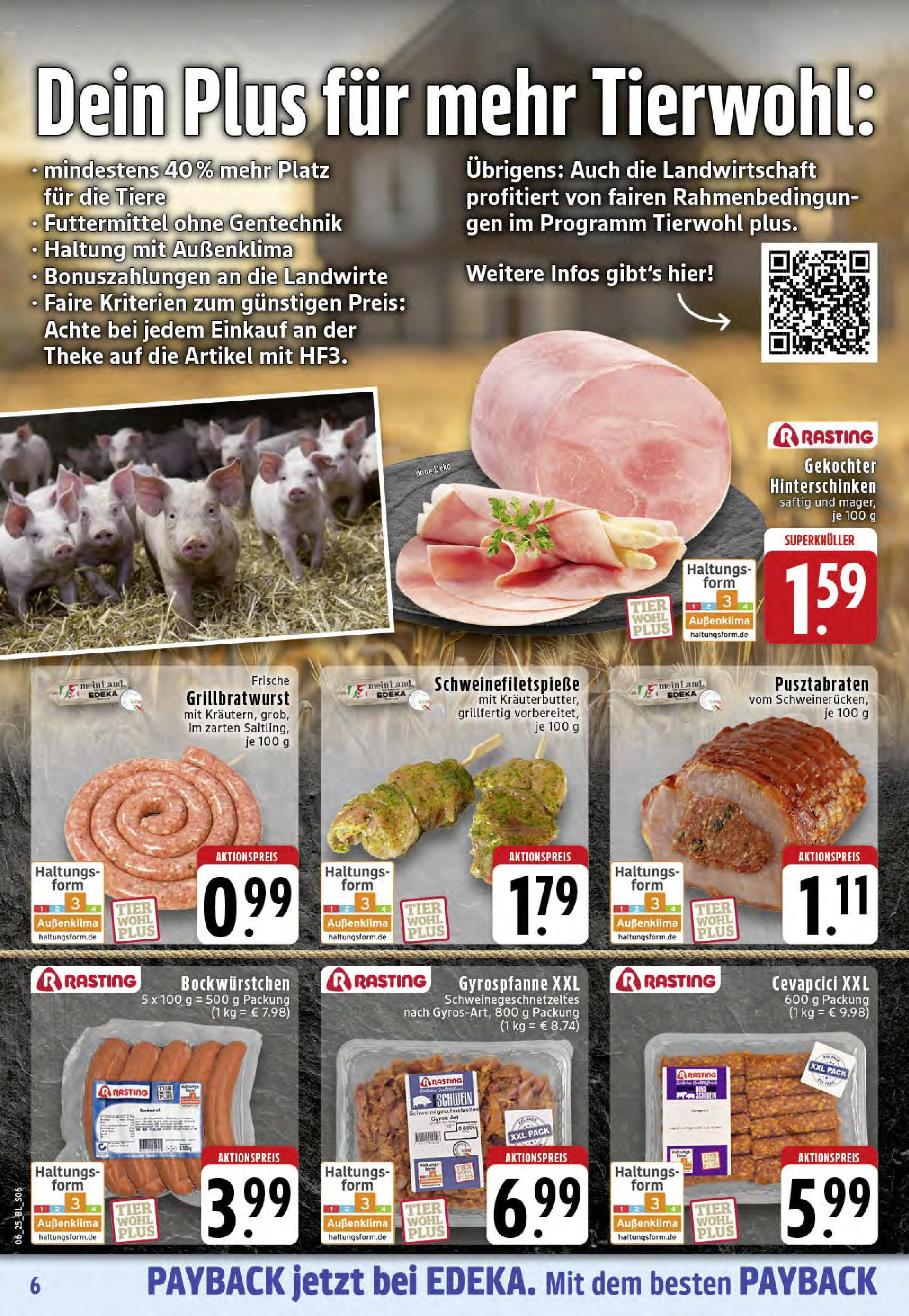 Edeka - Westerkappeln, Heerstraße 5 (ab 03.02.2025) » Angebote Online | Seite: 6 | Produkte: Theke, Cevapcici, Gyros