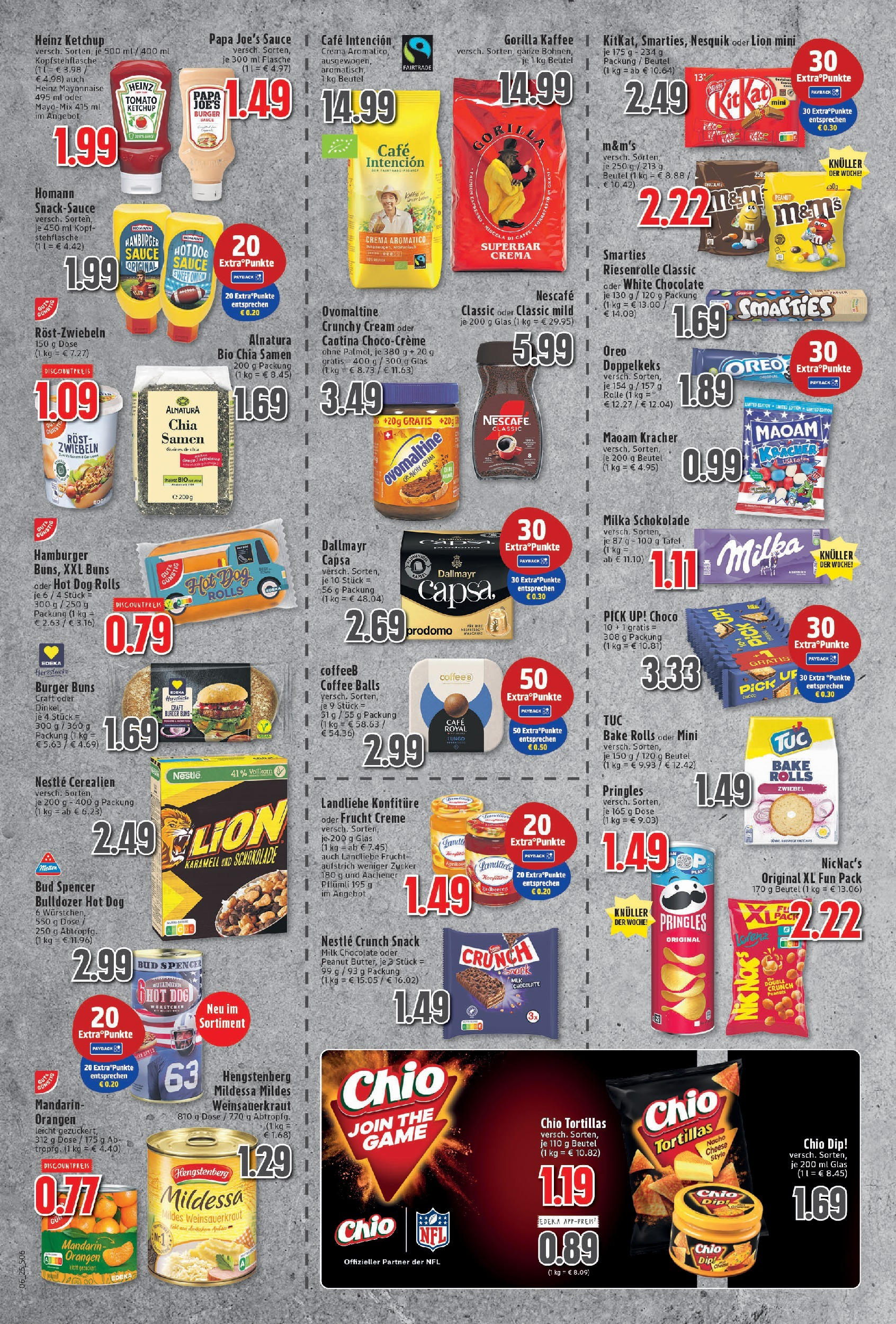 Edeka - Moers, Nieper Straße 2 (ab 03.02.2025) » Angebote Online | Seite: 6 | Produkte: Nesquik, Burger, Dallmayr, Zwiebeln