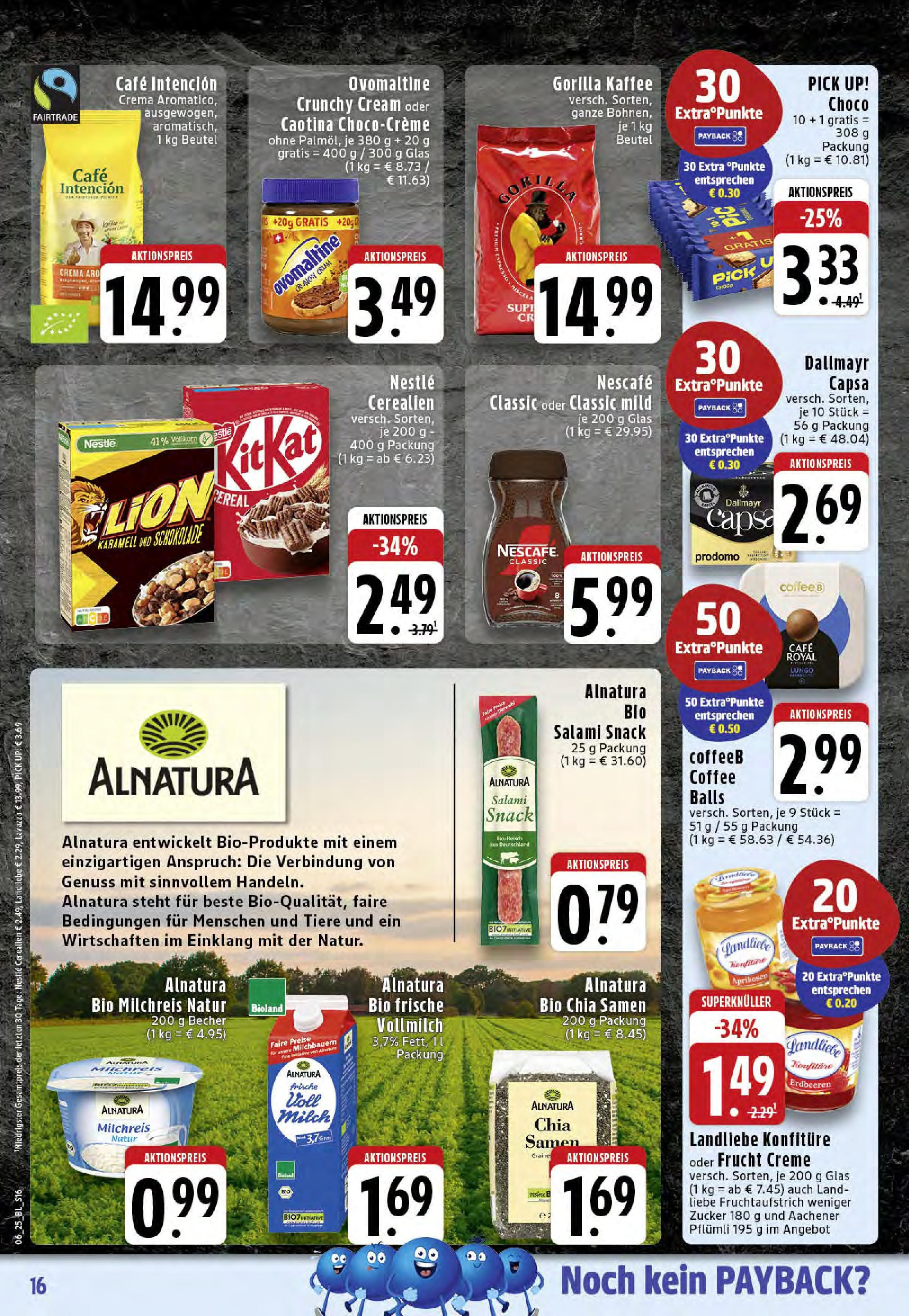 Edeka - Westerkappeln, Heerstraße 5 (ab 03.02.2025) » Angebote Online | Seite: 16 | Produkte: Lavazza, Nescafe, Schokolade, Erdbeeren