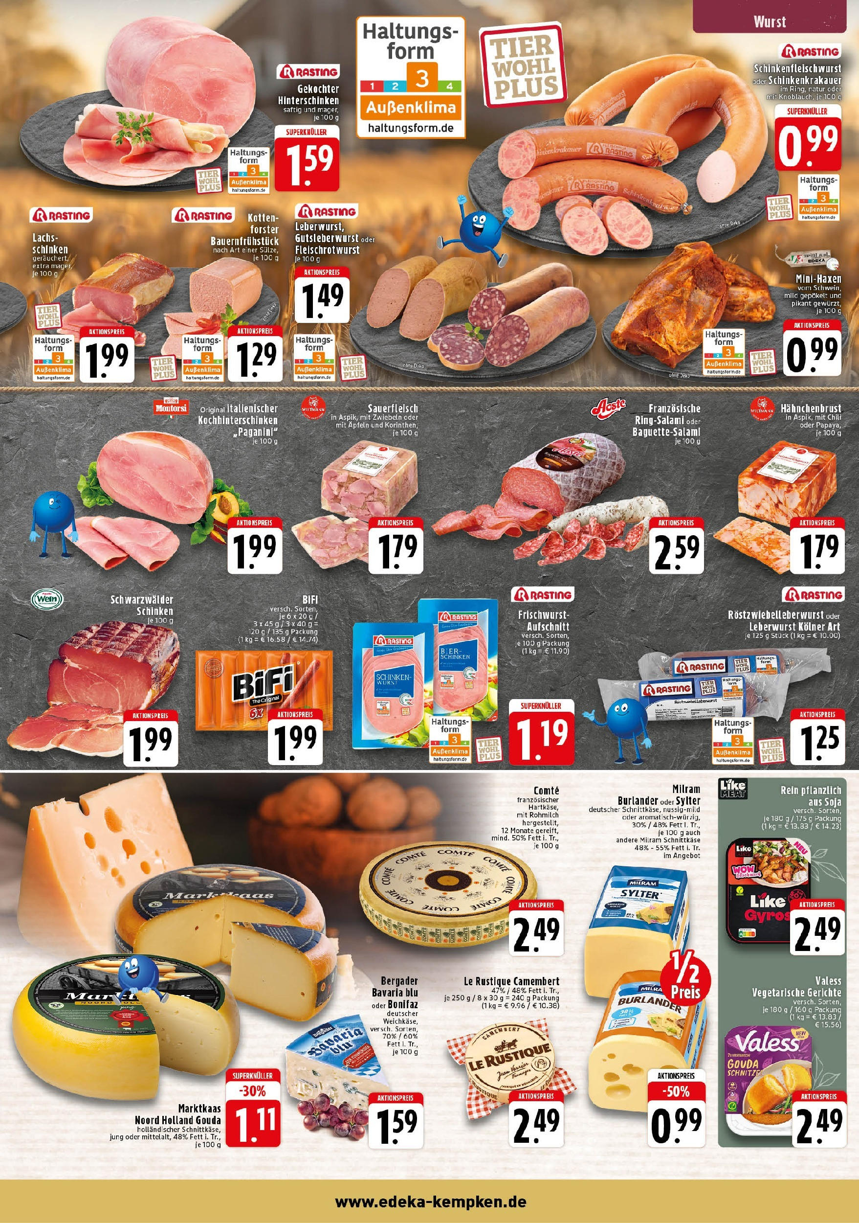 Edeka - Krefeld, Friedrichstraße 15 (ab 03.02.2025) » Angebote Online | Seite: 3 | Produkte: Gouda, Lachs, Chili, Hahnchenbrust