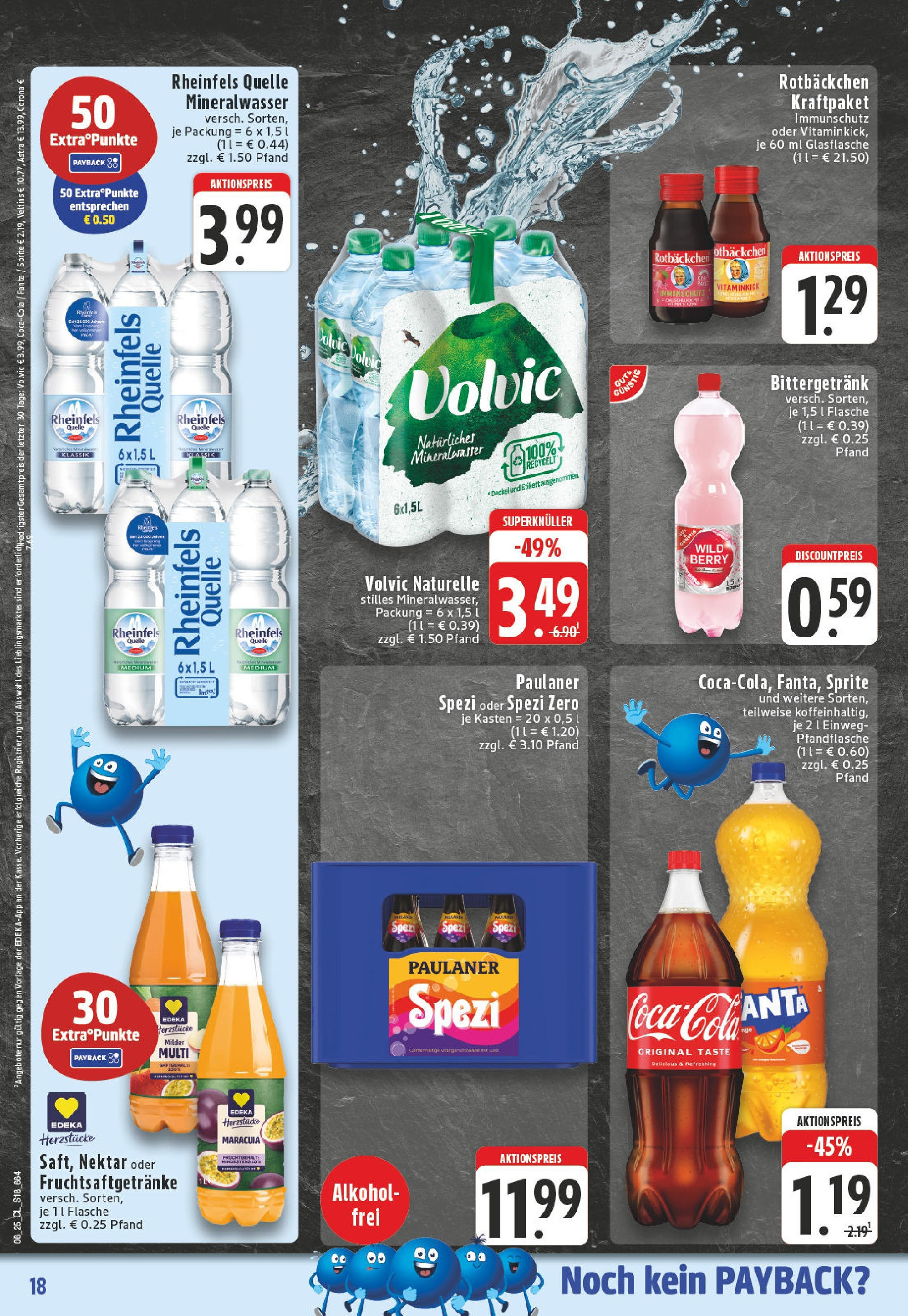 Edeka - Hennef - Uckerath, Pantaleon-Schmitz-Platz 1 (ab 03.02.2025) » Angebote Online | Seite: 18 | Produkte: Sprite, Paulaner spezi, Astra, Rheinfels quelle