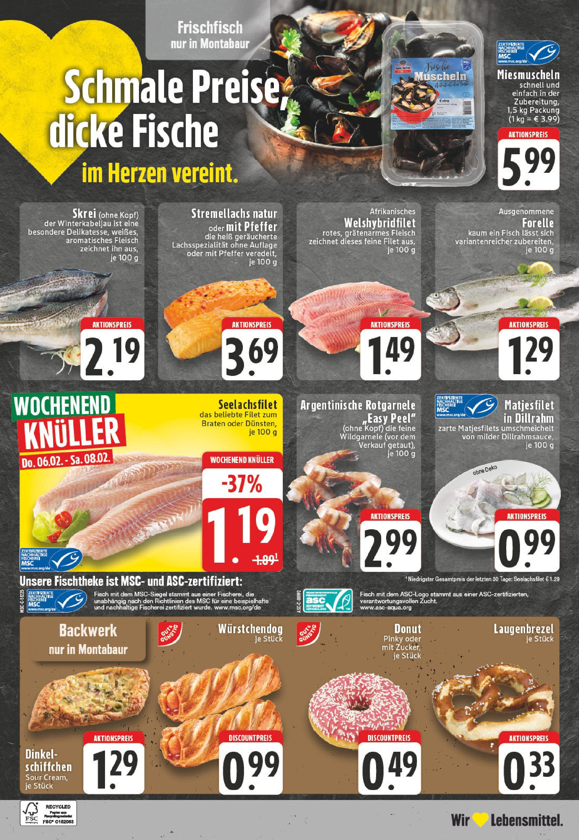 Edeka - Montabaur, Stauffenbergallee 1 (ab 03.02.2025) » Angebote Online | Seite: 24 | Produkte: Fisch, Pfeffer, Fleisch