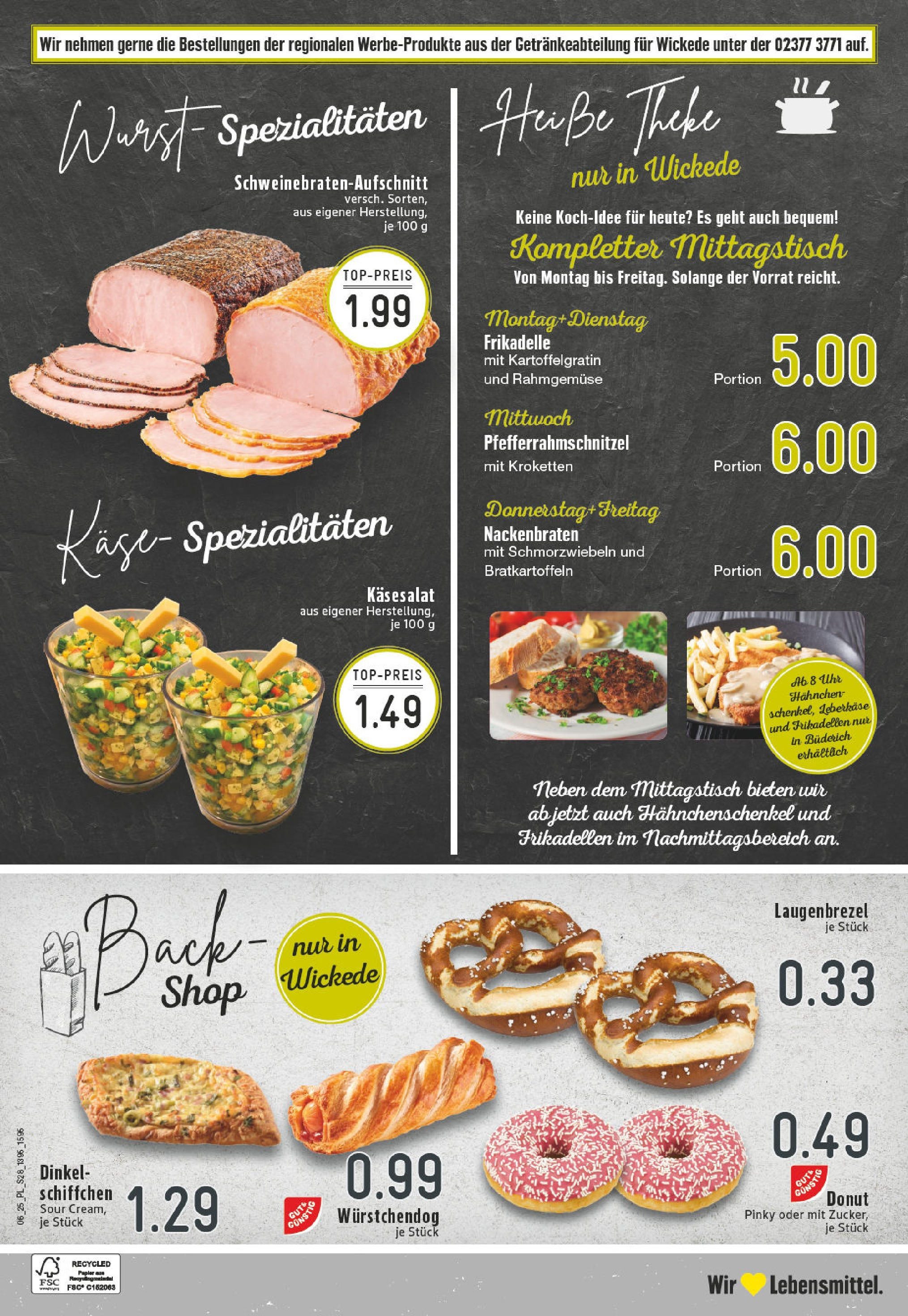 Edeka - EDEKA: Wochenangebote (ab 02.02.2025) » Angebote Online | Seite: 28 | Produkte: Hahnchen, Käse, Theke, Leberkase