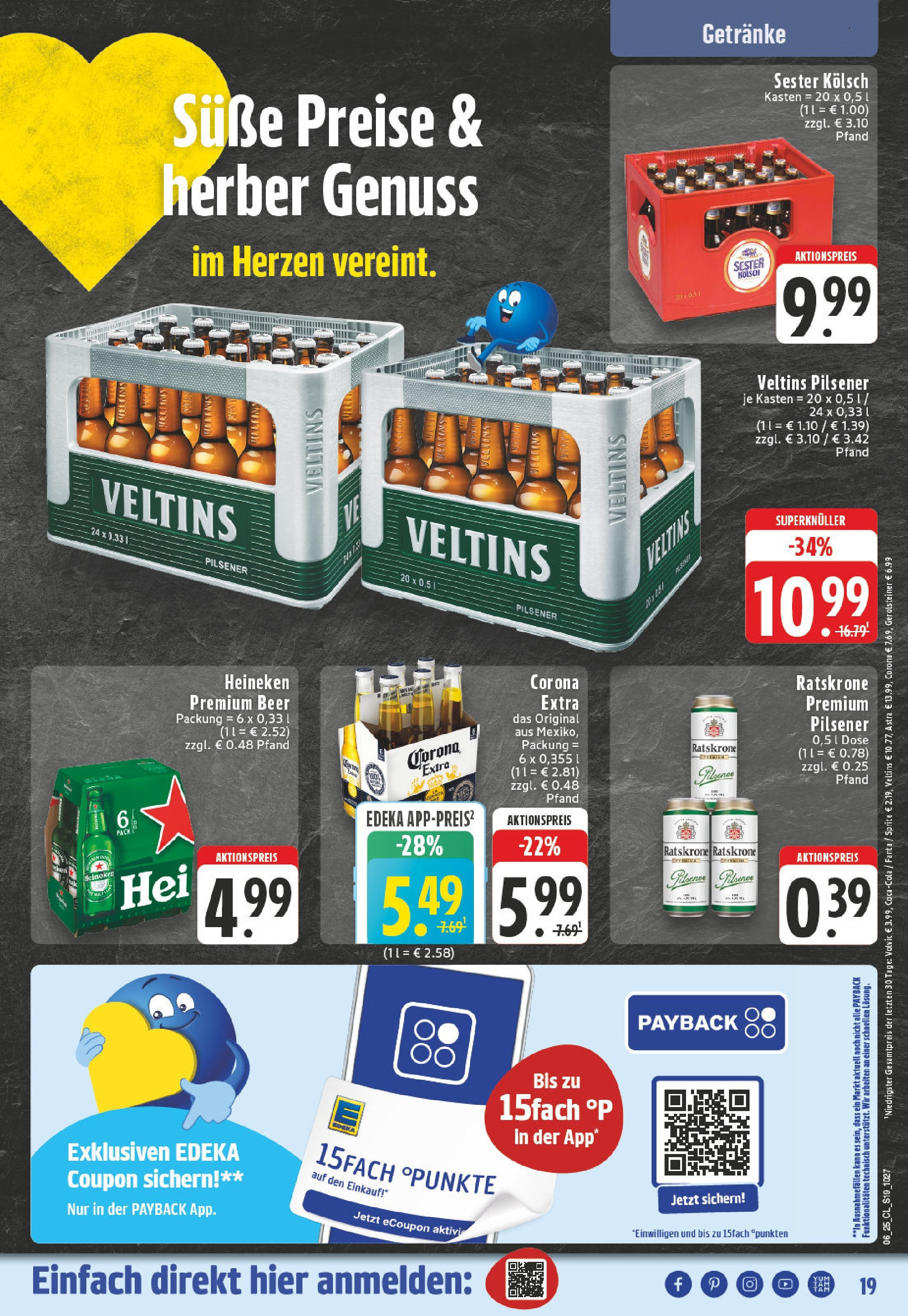 Edeka - Ruppichteroth, Brölstraße 2 (ab 03.02.2025) » Angebote Online | Seite: 19 | Produkte: Sprite, Heineken, Volvic, Gerolsteiner