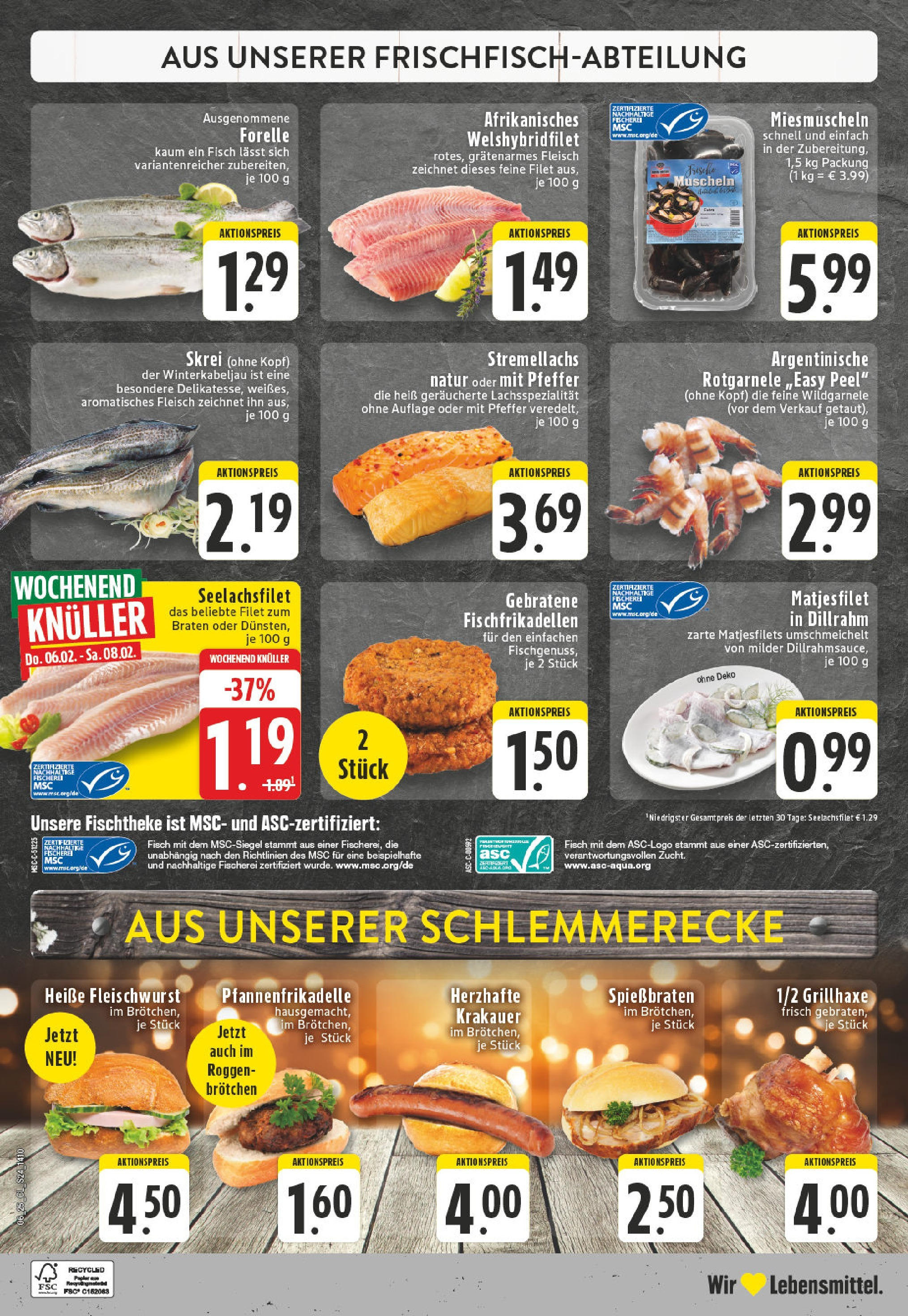 Edeka - Ransbach-Baumbach, Pleurtuit Straße 8 (ab 03.02.2025) » Angebote Online | Seite: 24 | Produkte: Fisch, Pfeffer, Fleisch