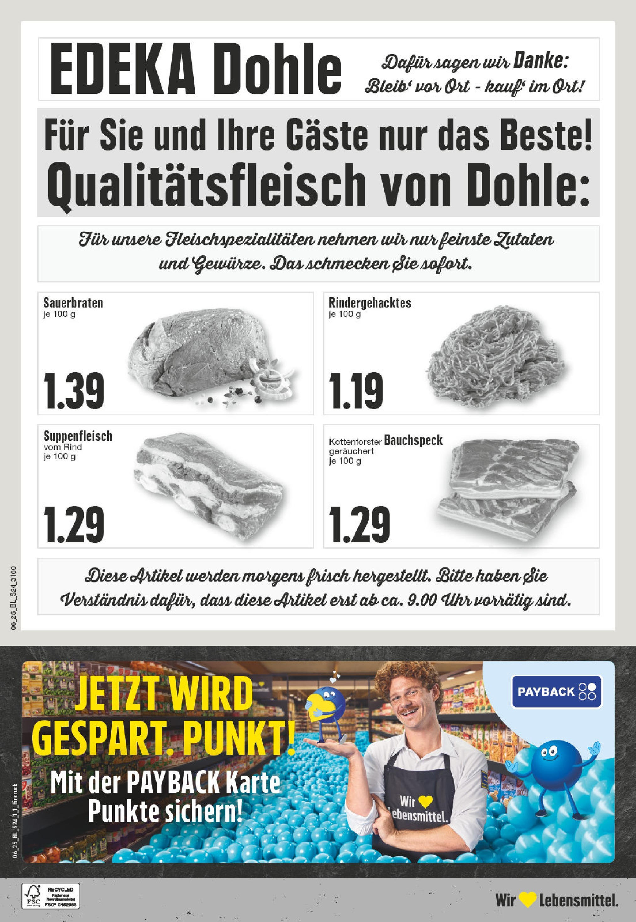 Edeka - EDEKA: Wochenangebote (ab 02.02.2025) » Angebote Online | Seite: 24 | Produkte: Suppenfleisch, Uhr