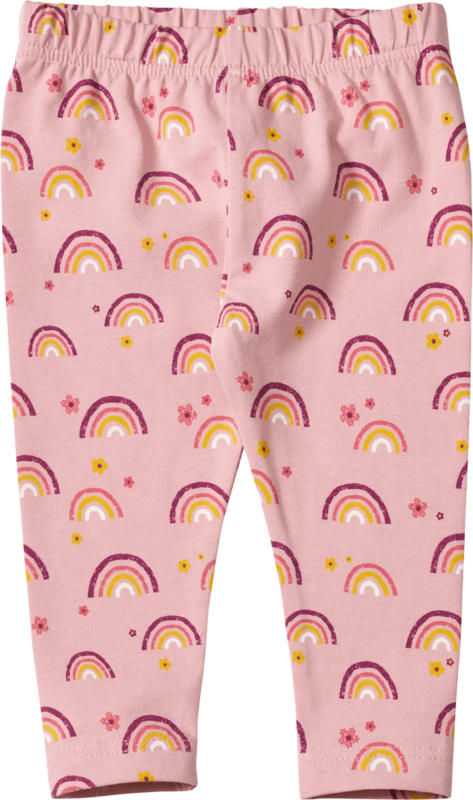 ALANA Leggings Pro Climate mit Regenbogen-Muster, rosa, Gr. 74