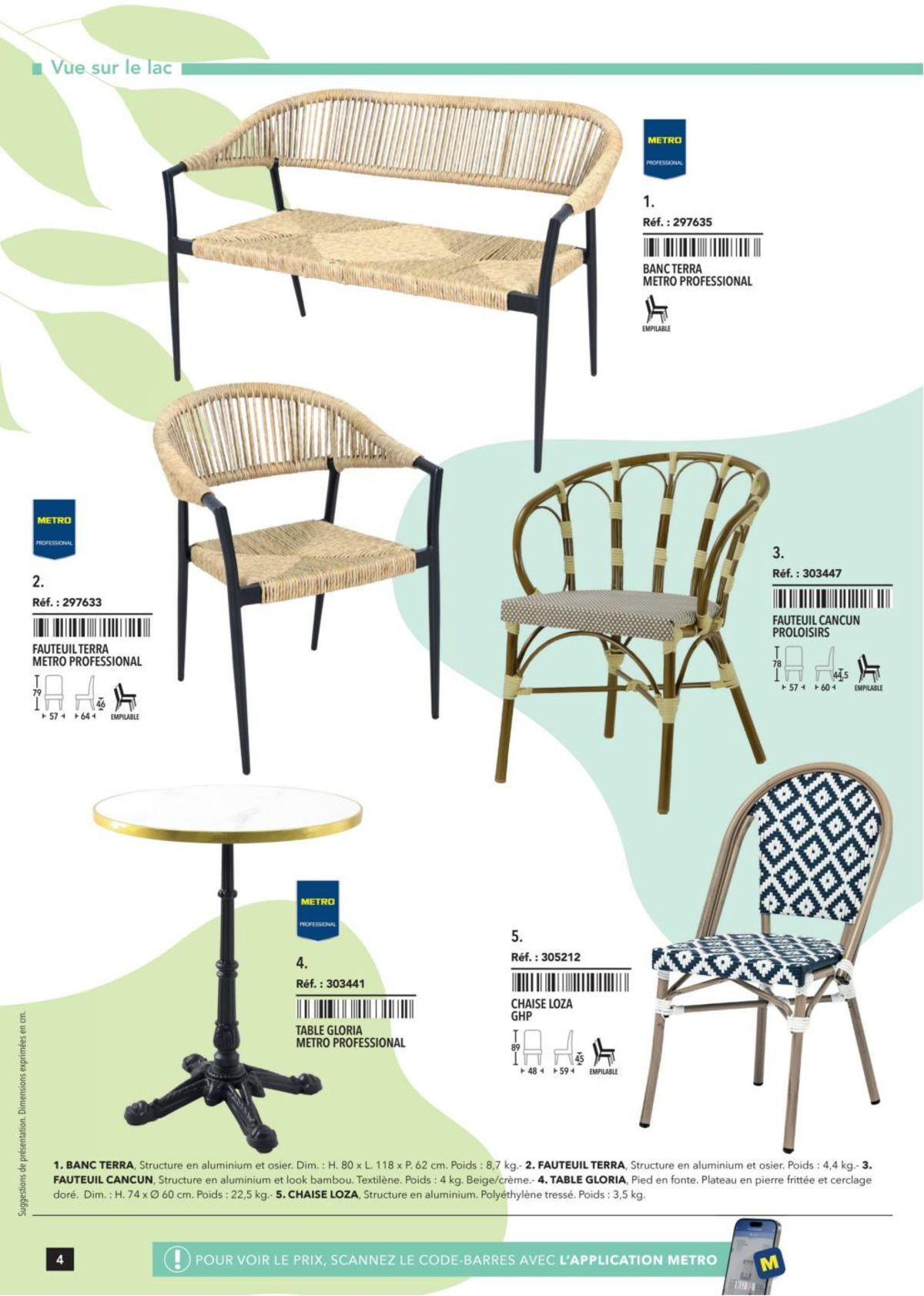 Catalogue Metro #Terrasse édition 2025, page 00004