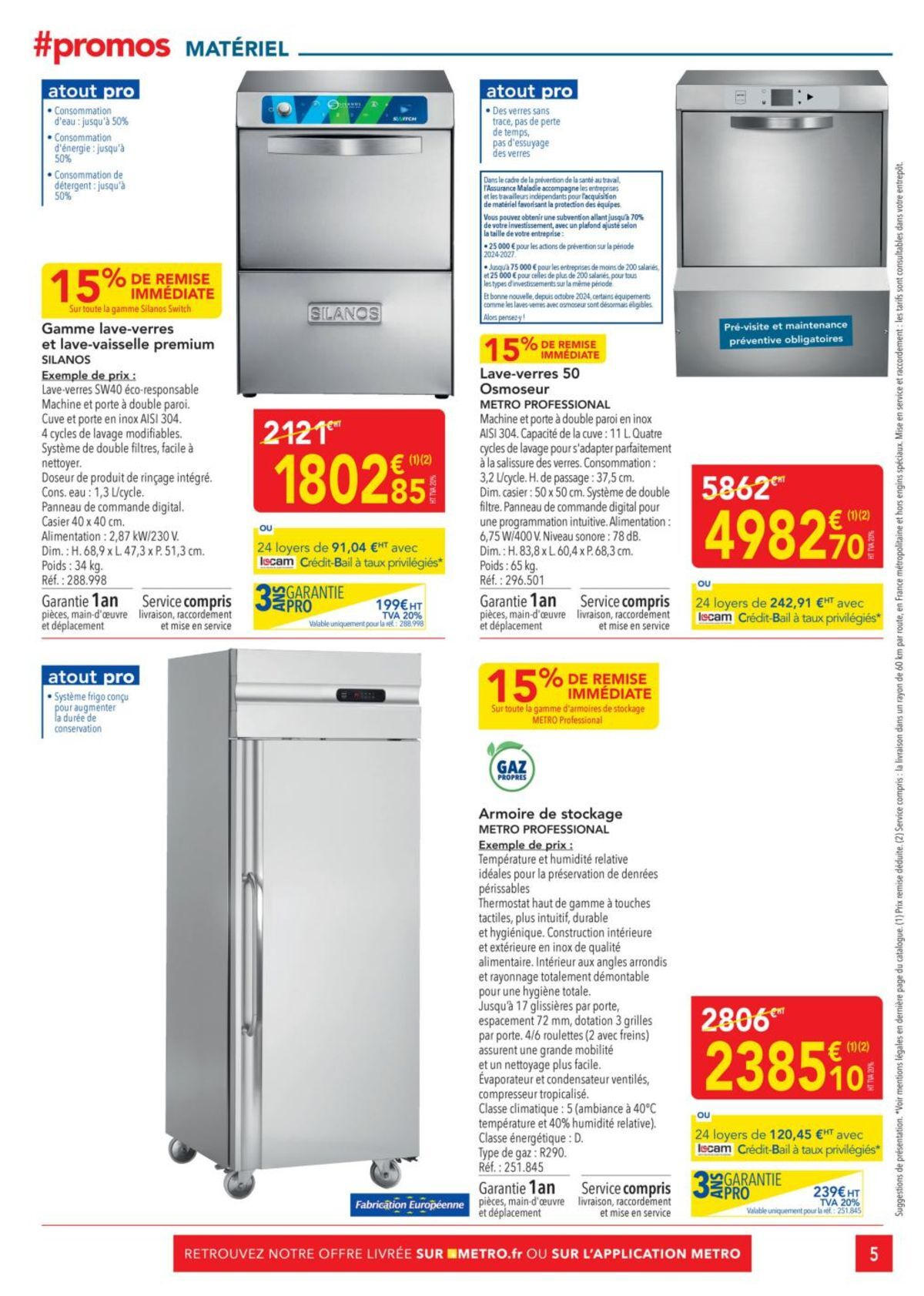Catalogue Metro #Sélection Promos Equipement, page 00005