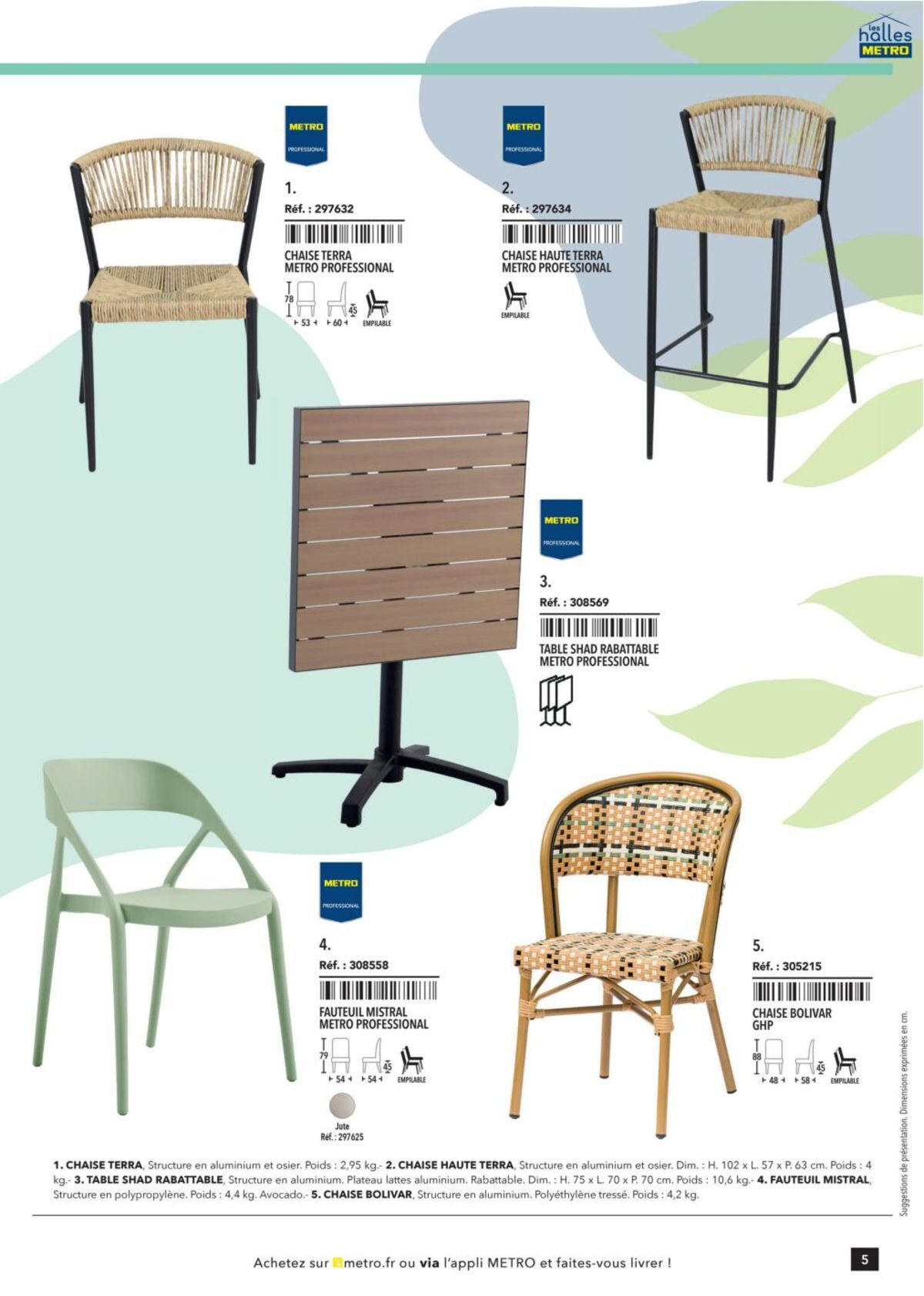 Catalogue Metro #Terrasse édition 2025, page 00005