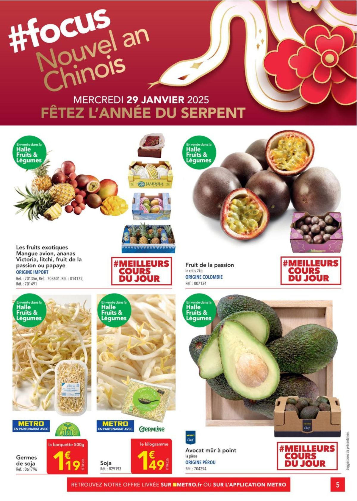 Catalogue Metro #Sélection Promos Restauration, page 00005