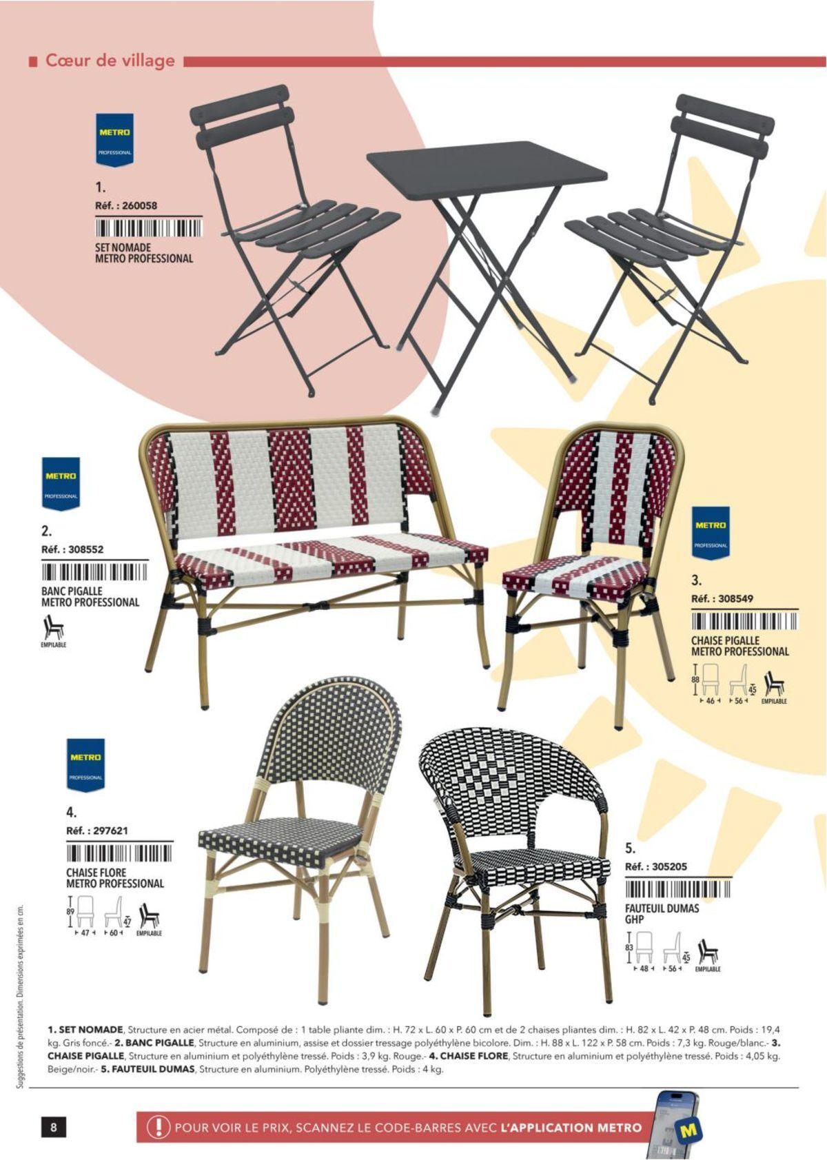 Catalogue Metro #Terrasse édition 2025, page 00008