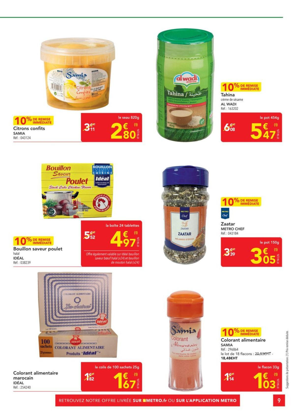 Catalogue Metro #Sélection Promos Spécial Ramadan, page 00009