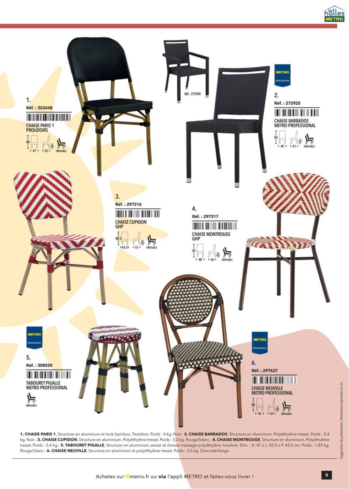 Catalogue Metro #Terrasse édition 2025, page 00009