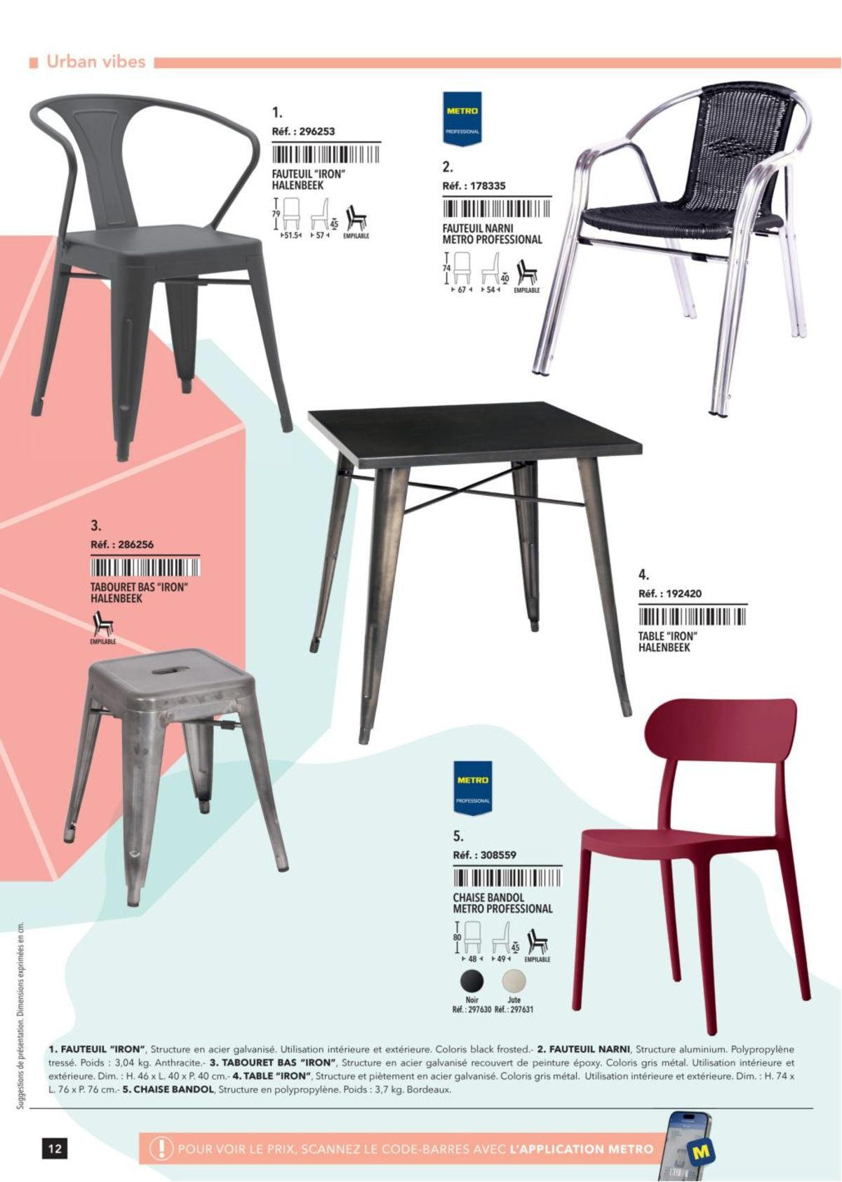 Catalogue Metro #Terrasse édition 2025, page 00012