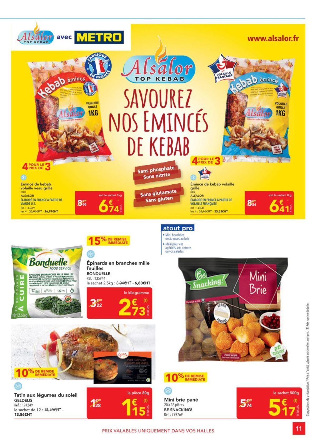 Catalogue Metro #Sélection Promos Restauration, page 00011