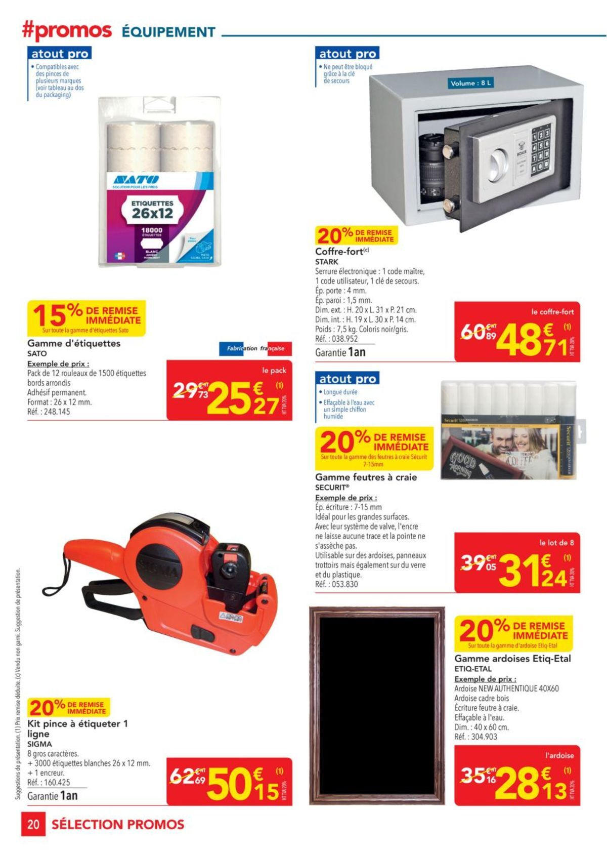 Catalogue Metro #Sélection Promos Equipement, page 00020