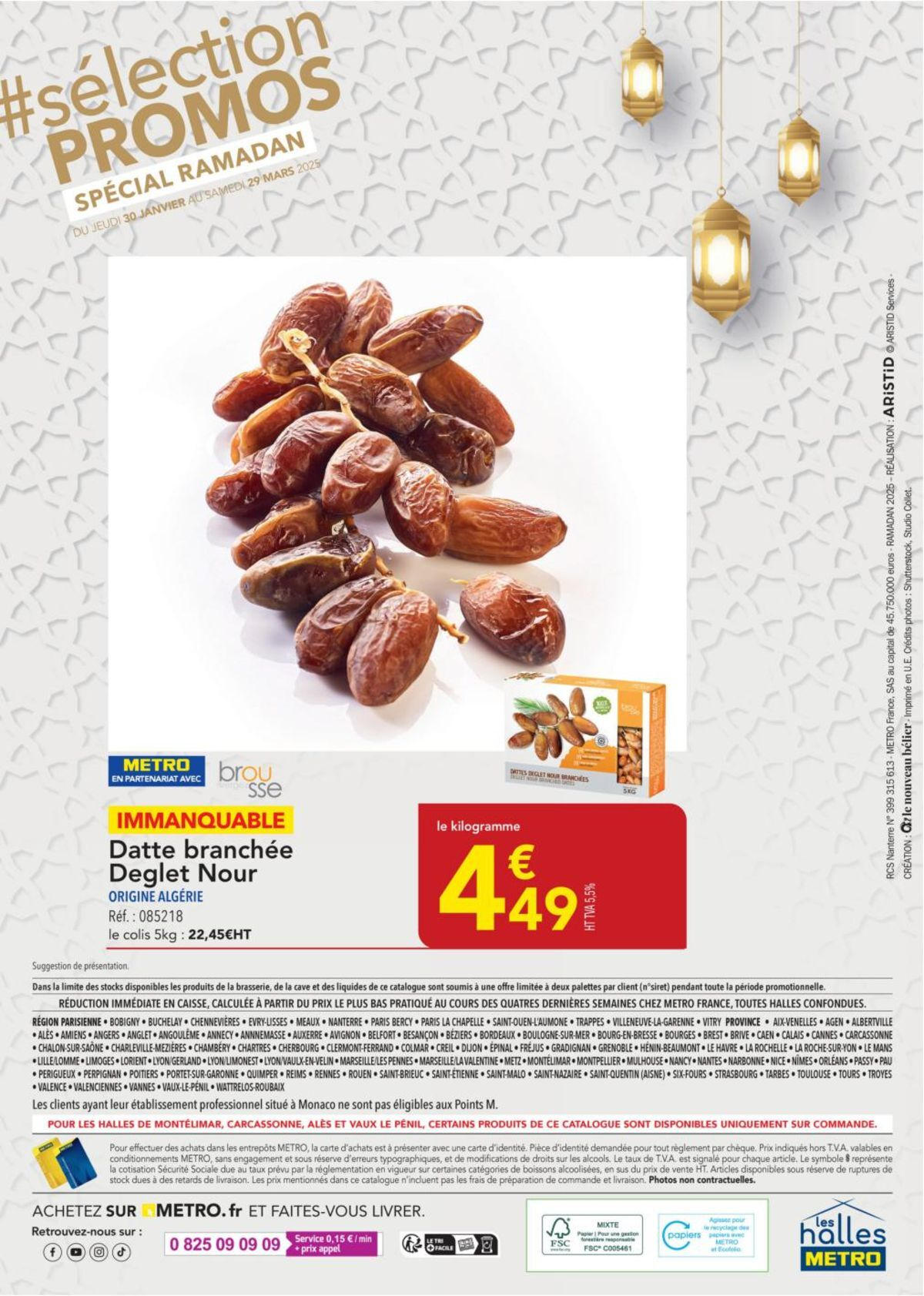 Catalogue Metro #Sélection Promos Spécial Ramadan, page 00020
