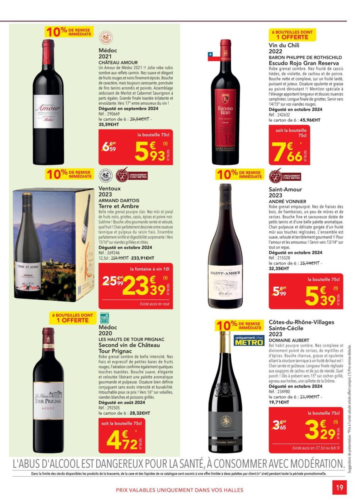 Catalogue Metro #Sélection Promos Restauration, page 00019