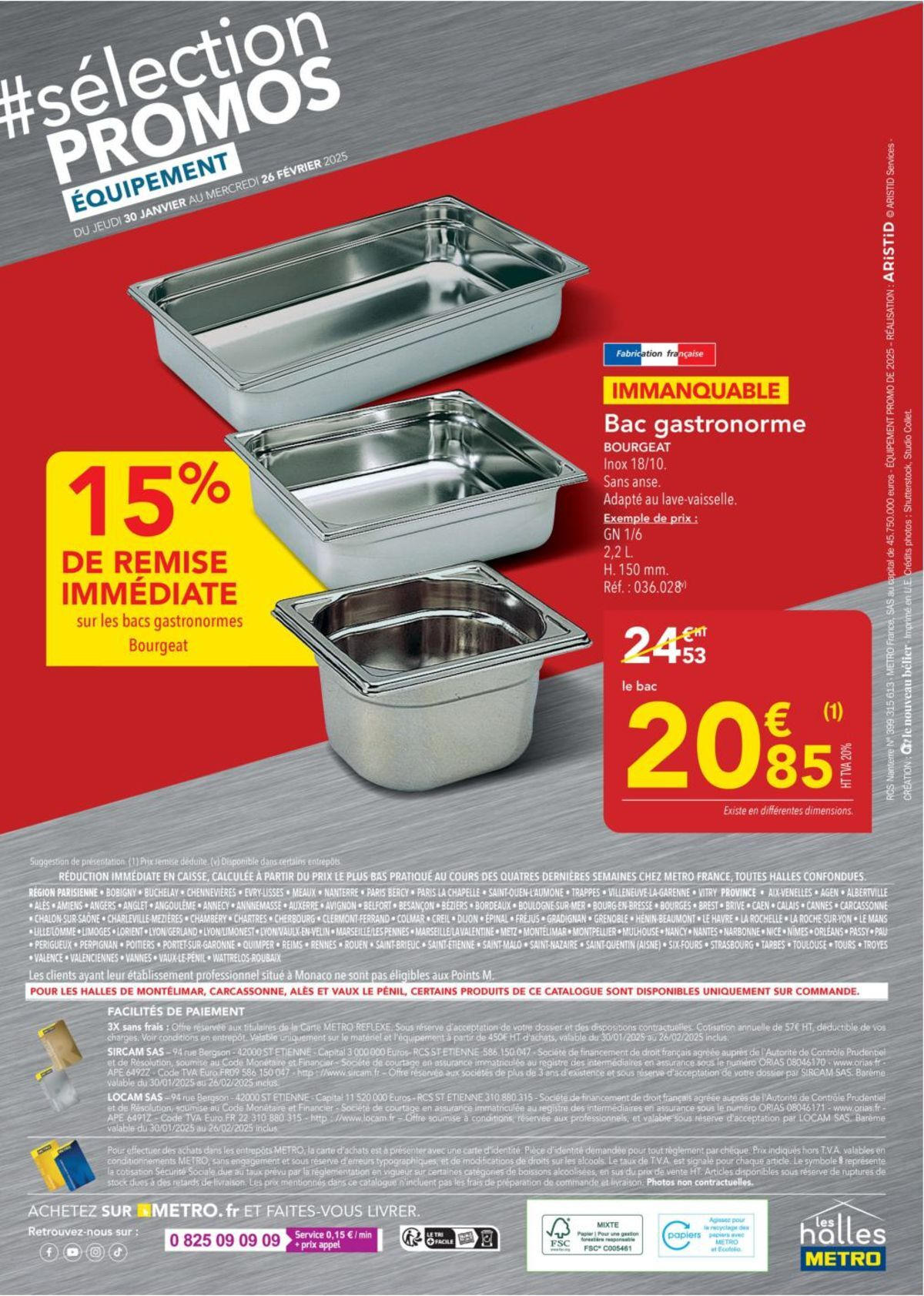 Catalogue Metro #Sélection Promos Equipement, page 00024