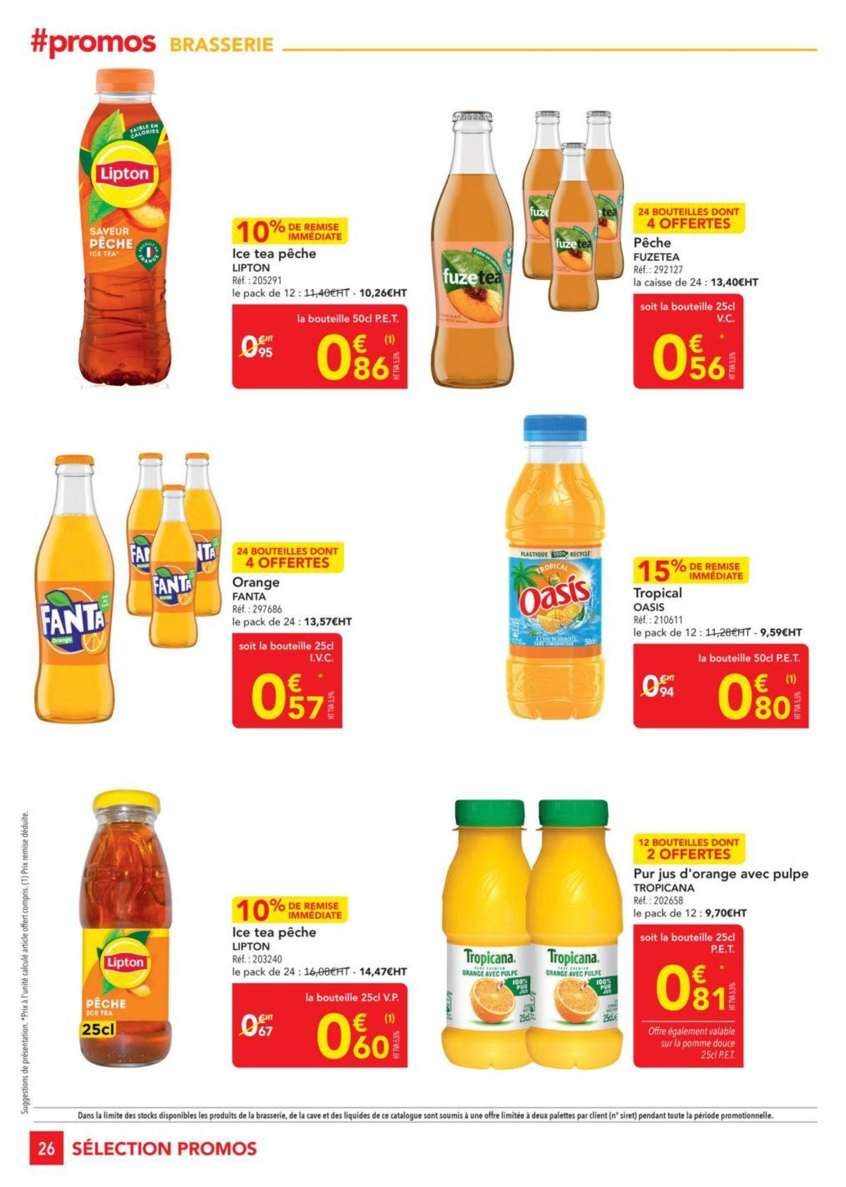Catalogue Metro #Sélection Promos Restauration, page 00026