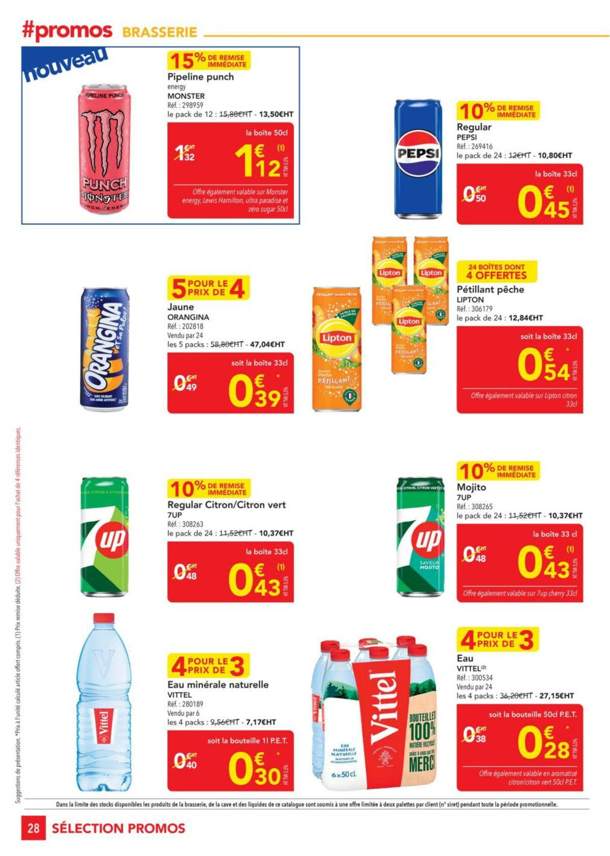 Catalogue Metro #Sélection Promos Restauration, page 00028