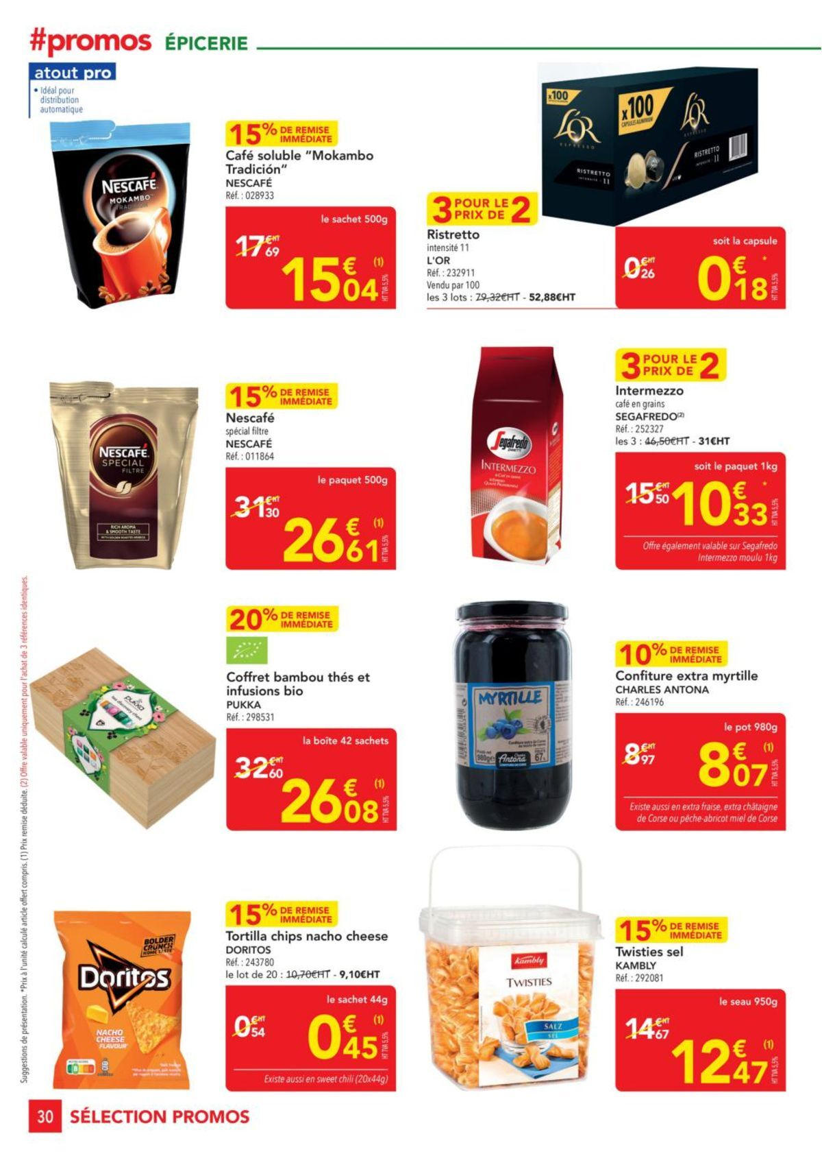 Catalogue Metro #Sélection Promos Restauration, page 00030