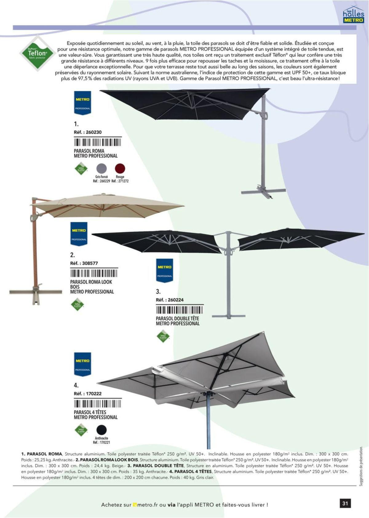 Catalogue Metro #Terrasse édition 2025, page 00031