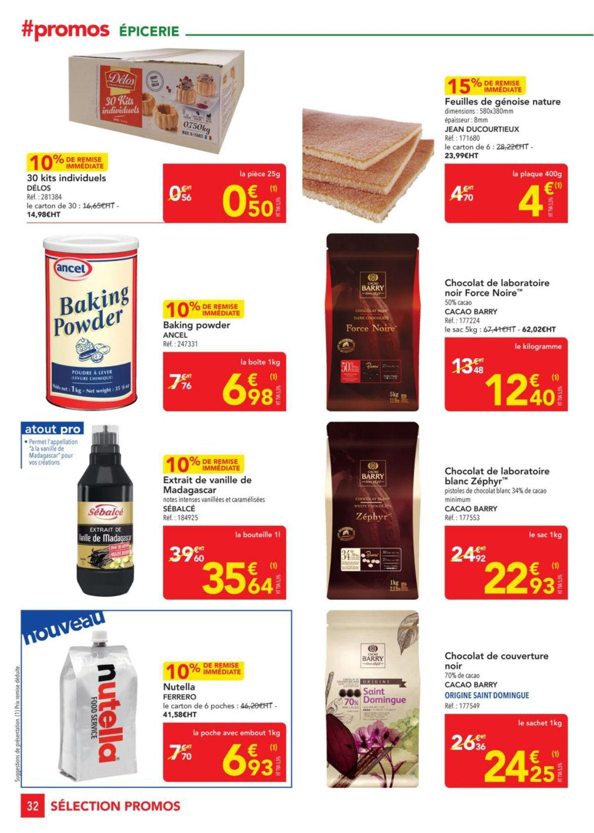 Catalogue Metro #Sélection Promos Restauration, page 00032