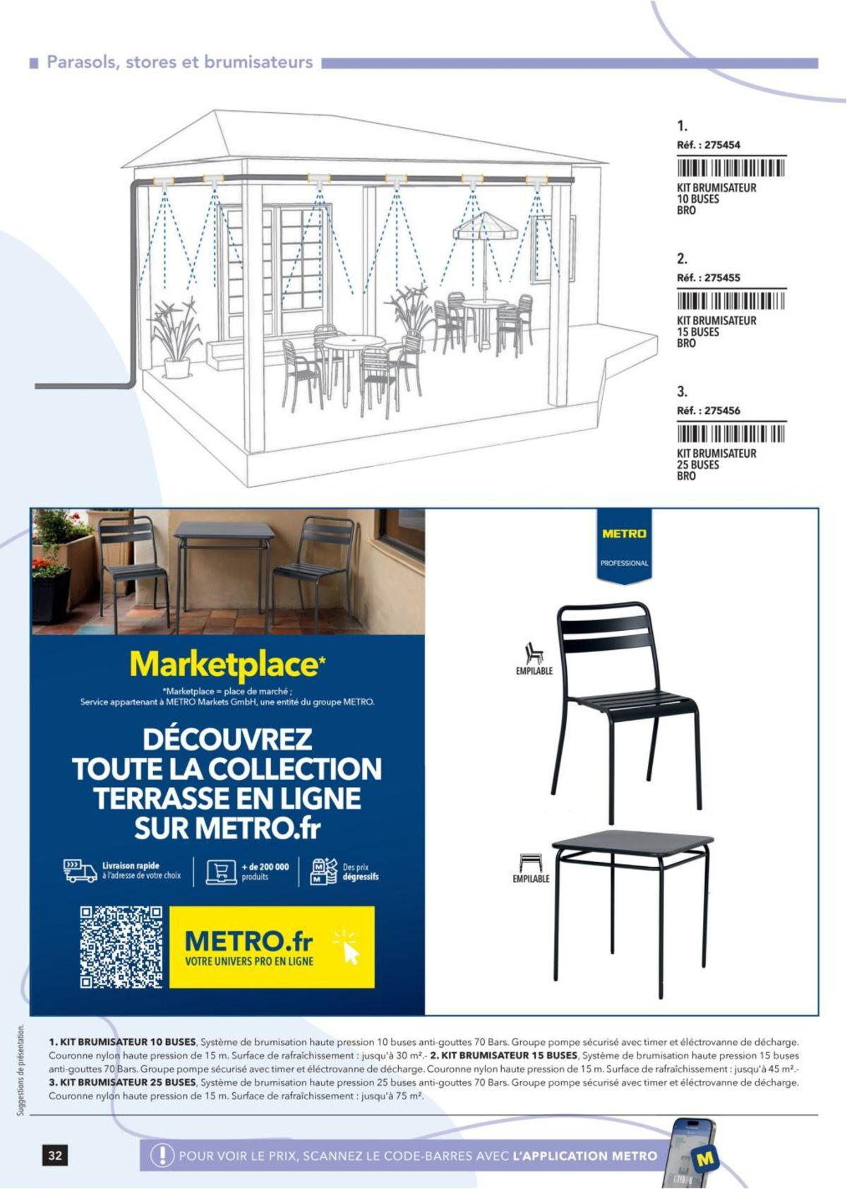 Catalogue Metro #Terrasse édition 2025, page 00032