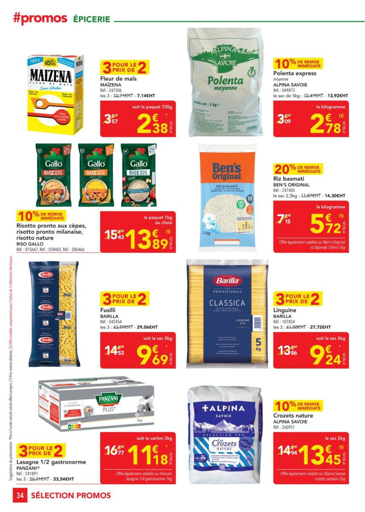 Catalogue Metro #Sélection Promos Restauration, page 00034