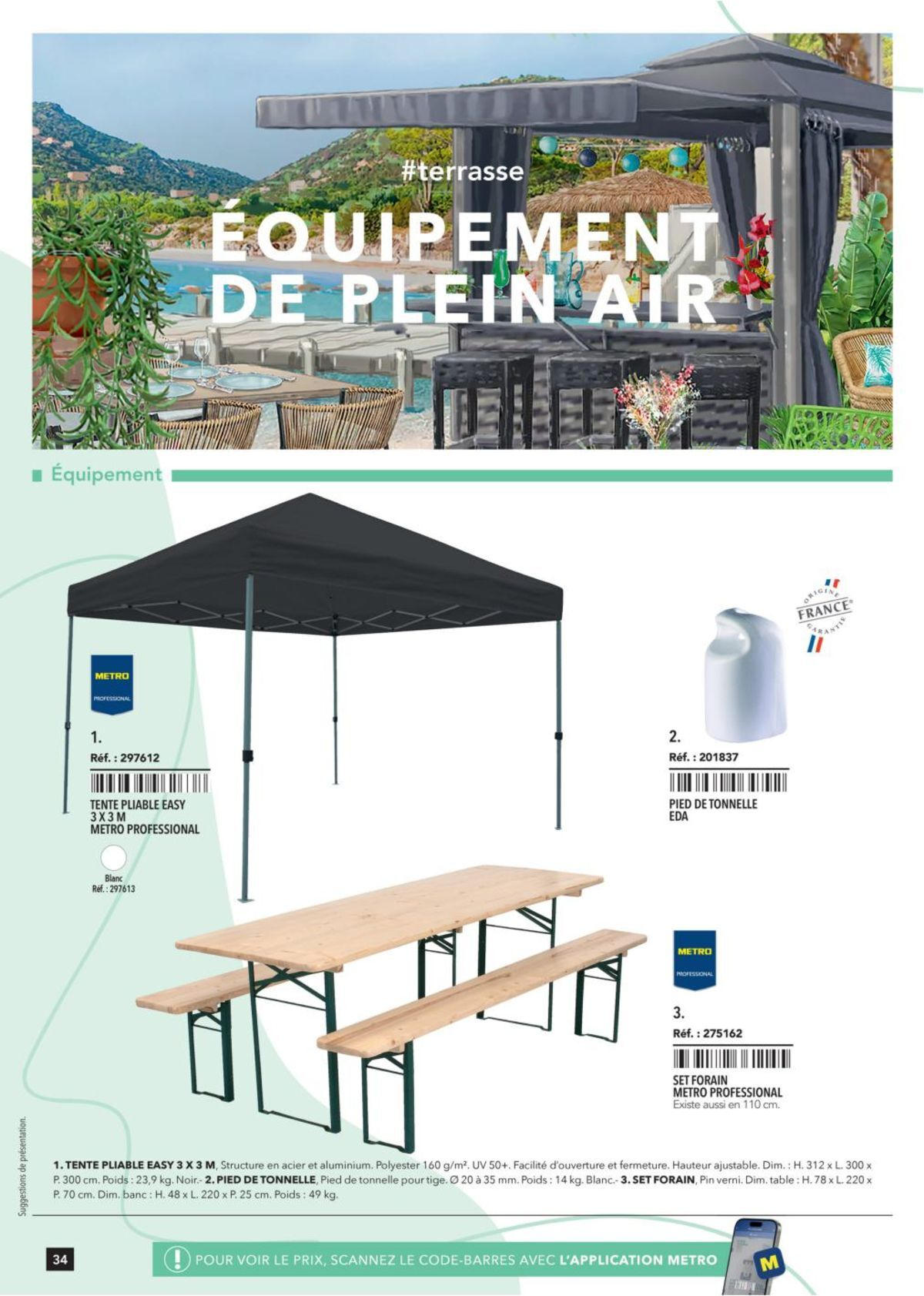 Catalogue Metro #Terrasse édition 2025, page 00034