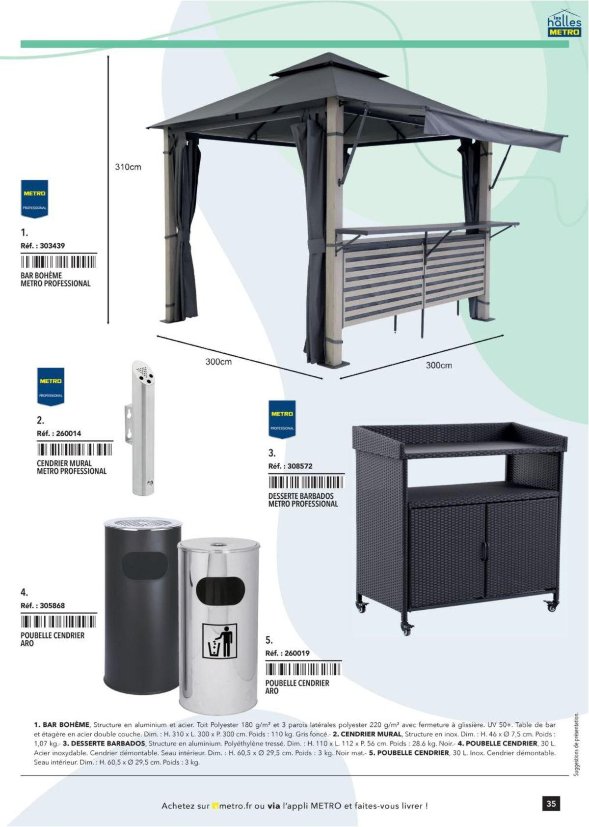 Catalogue Metro #Terrasse édition 2025, page 00035