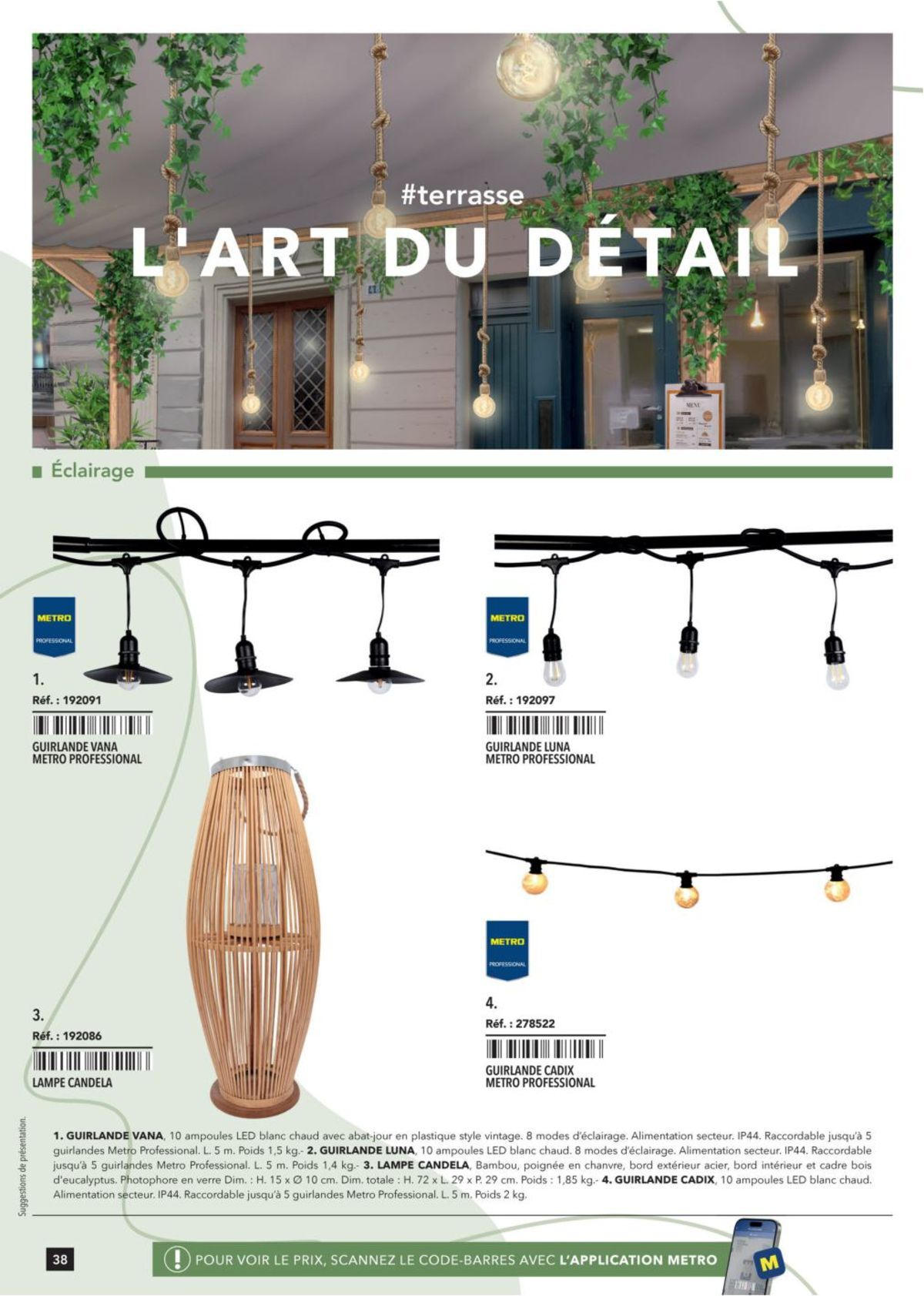 Catalogue Metro #Terrasse édition 2025, page 00038