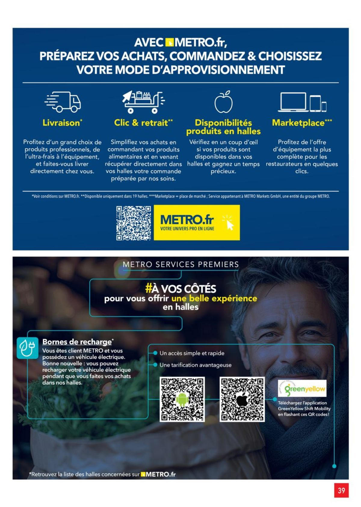 Catalogue Metro #Sélection Promos Restauration, page 00039