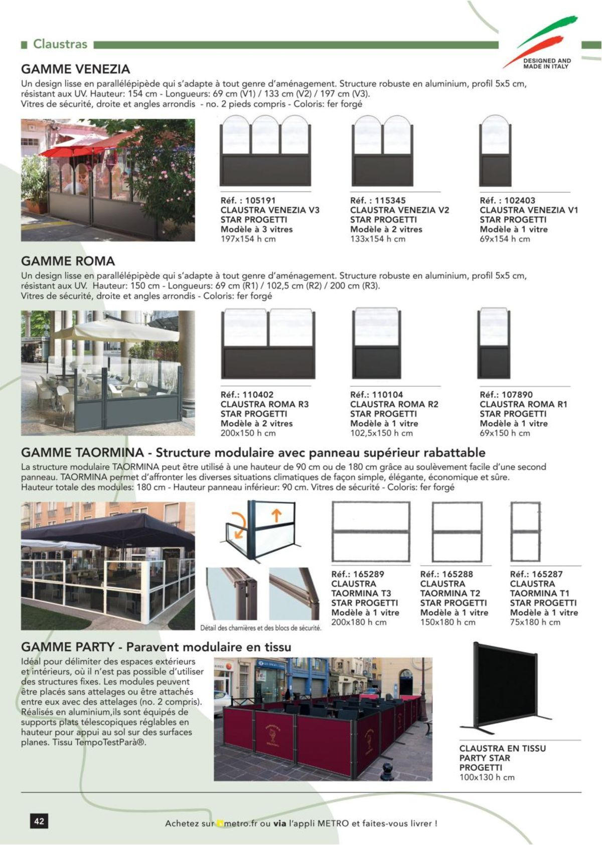 Catalogue Metro #Terrasse édition 2025, page 00042